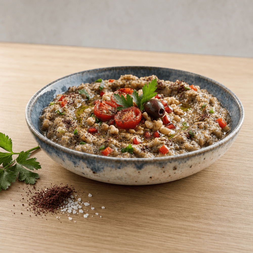 Mutabel (Grilled Eggplants Salad)