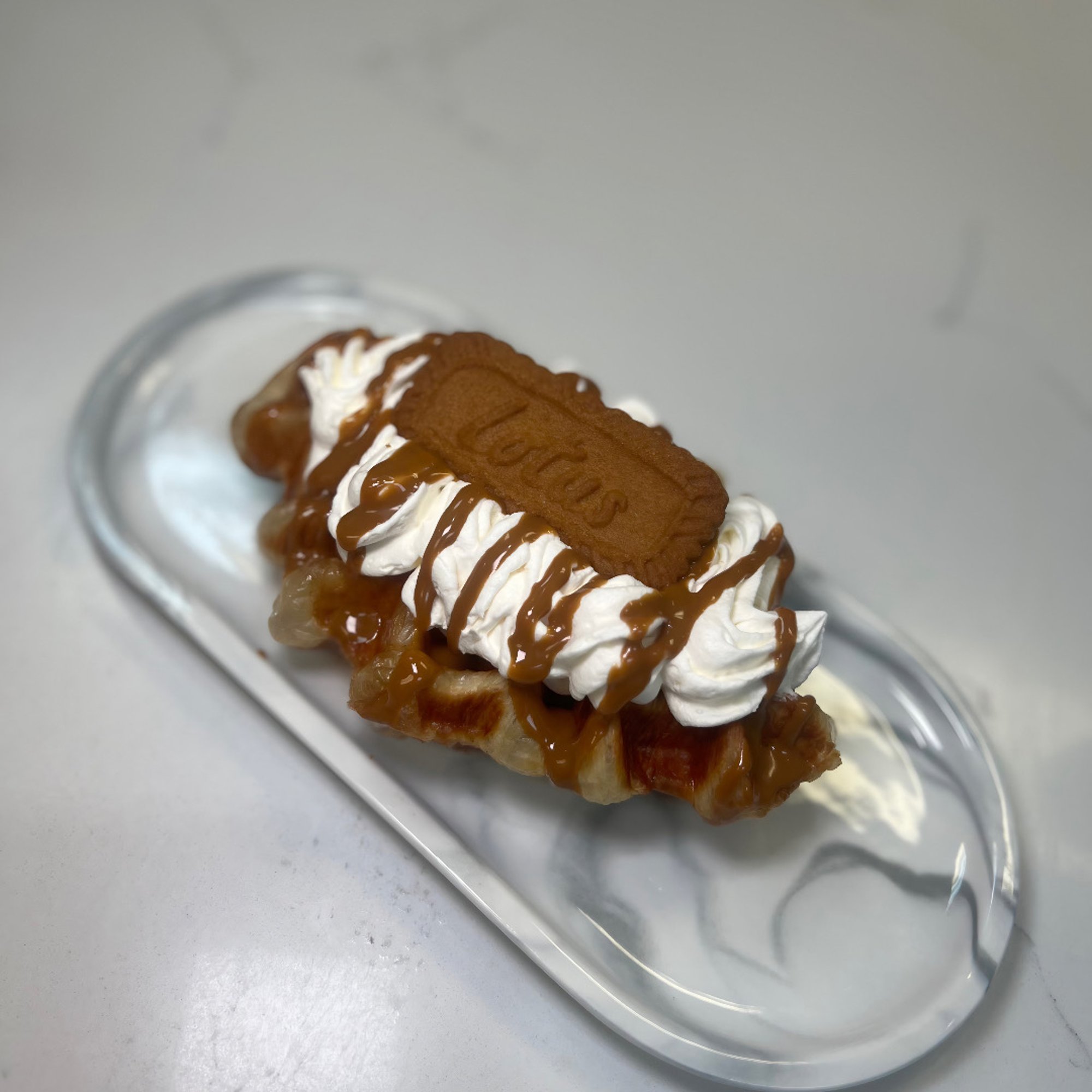 Cookie Butter Croffle