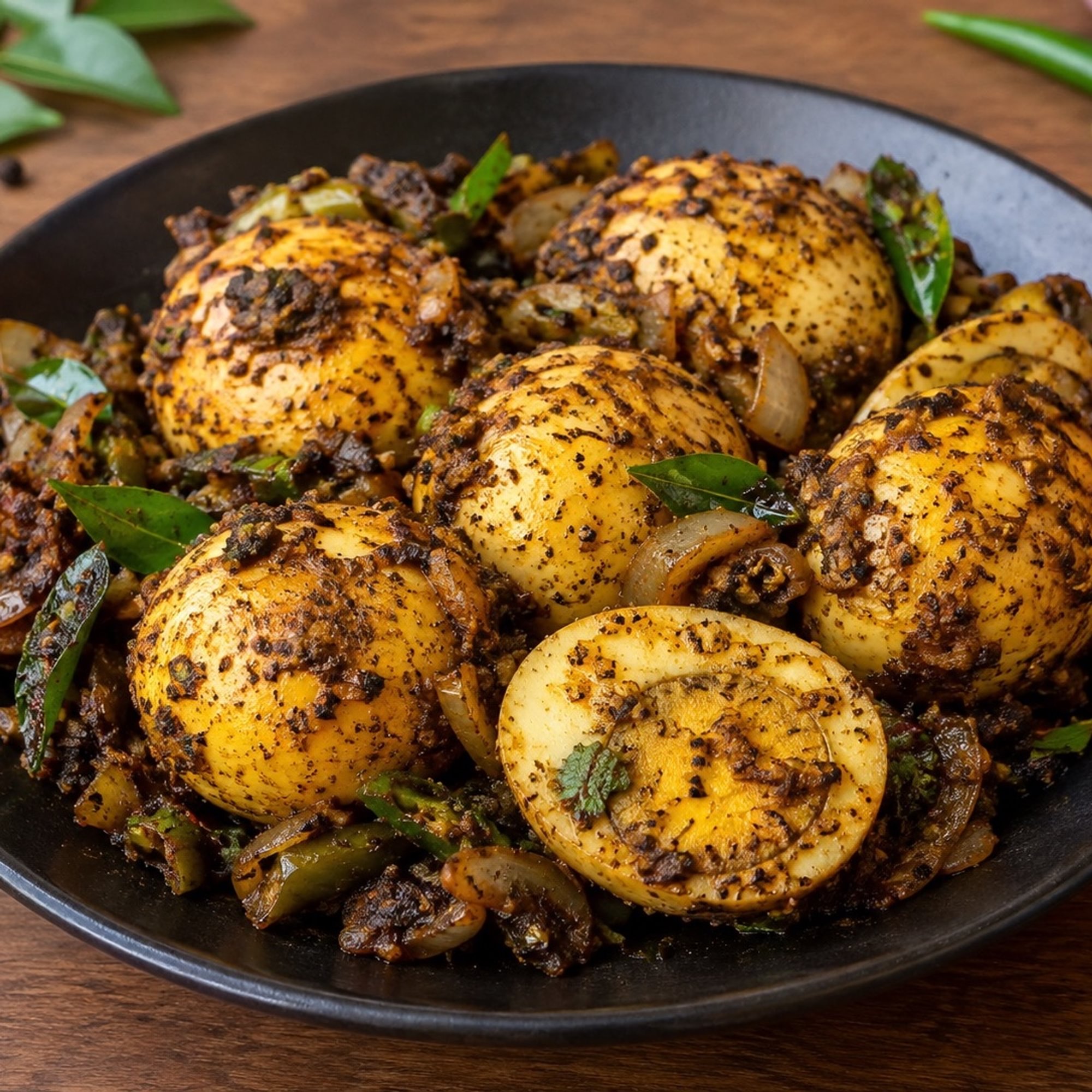 Egg Pepper Fry