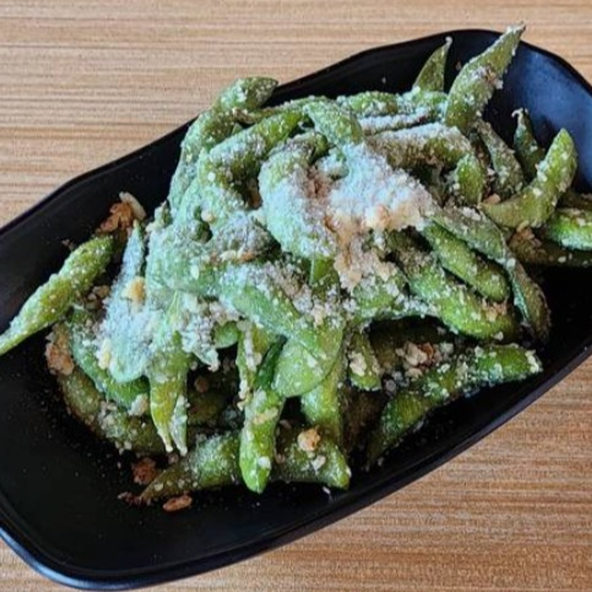 Garlic & Parmesan Edamame