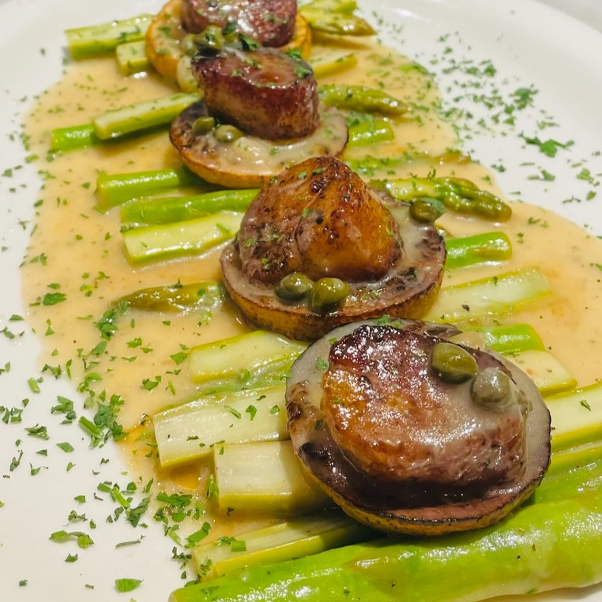 Scallops Seared
