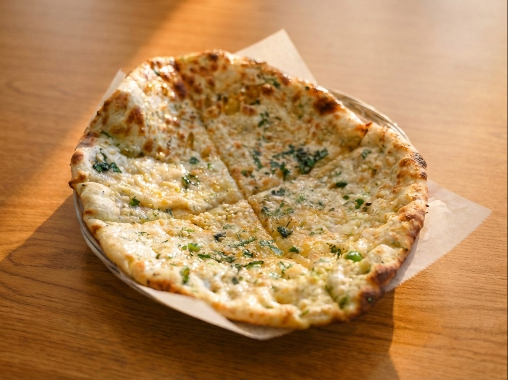Garlic Cheese Jalapeno Naan