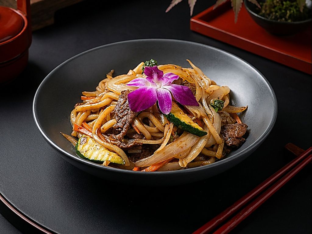 Beef Udon (Stir-Fried)