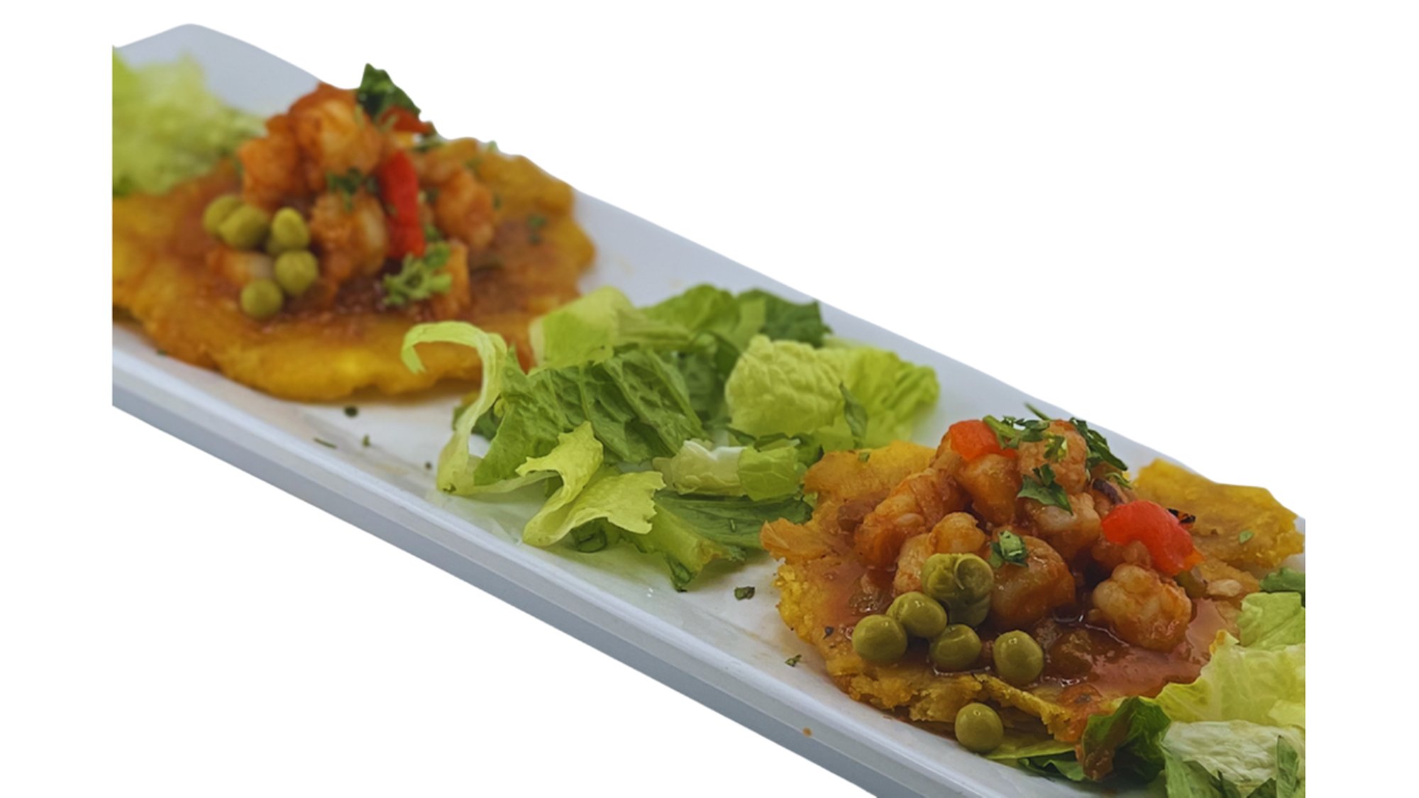 Tostone H Shrimp Appetizer