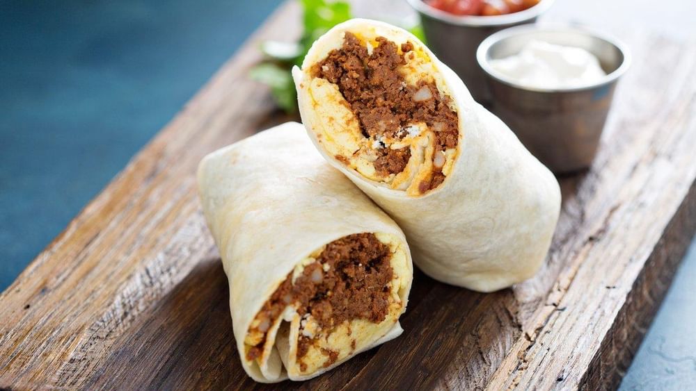 Spicy Chorizo Breakfast Burrito