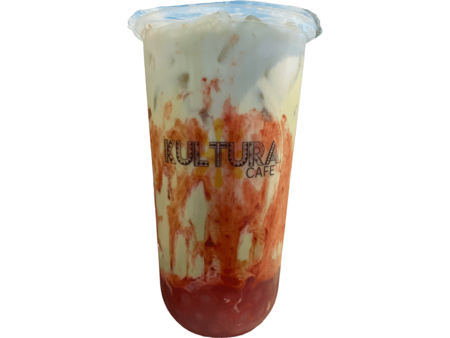 Strawberry Matcha Milk Tea