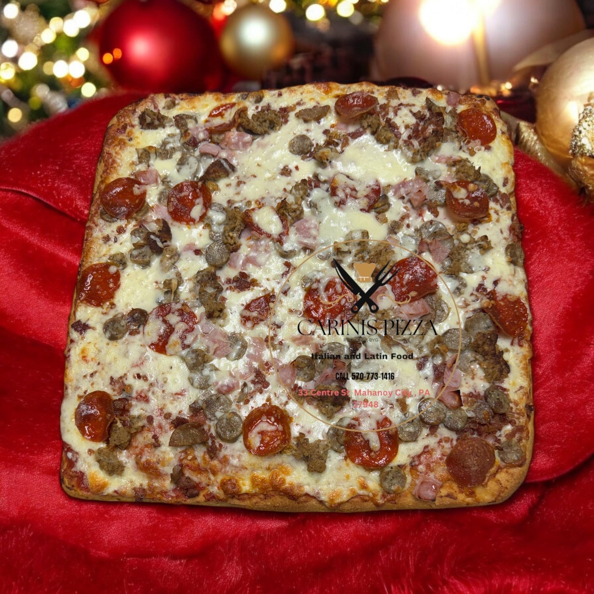 Carini Special Sicilian Pizza
