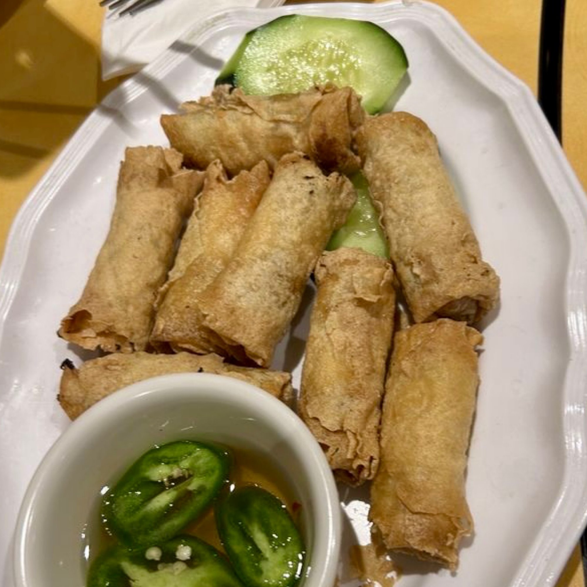70. Deep fried veggie rolls - chả giò chay