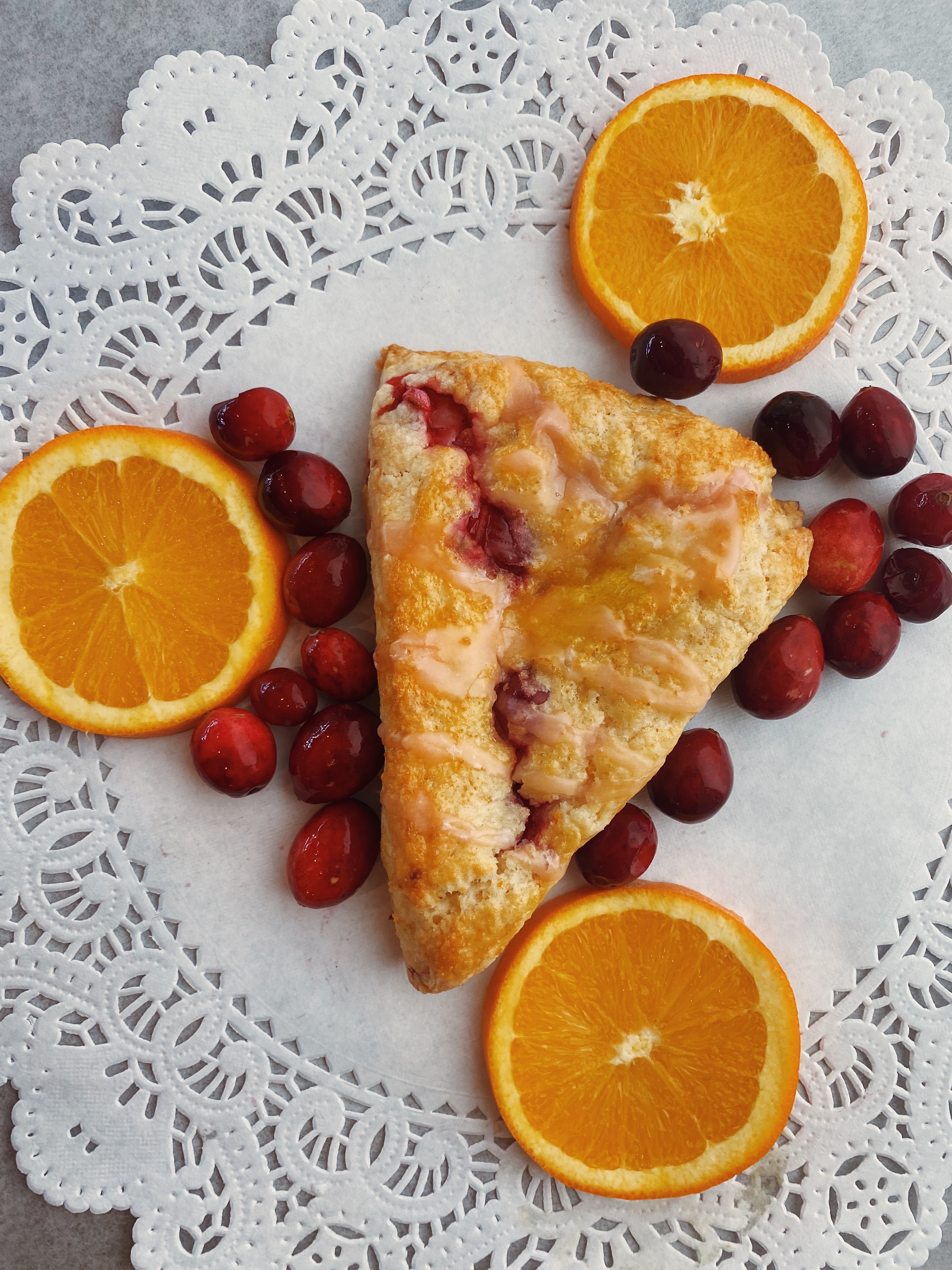 Cranberry Orange Scone