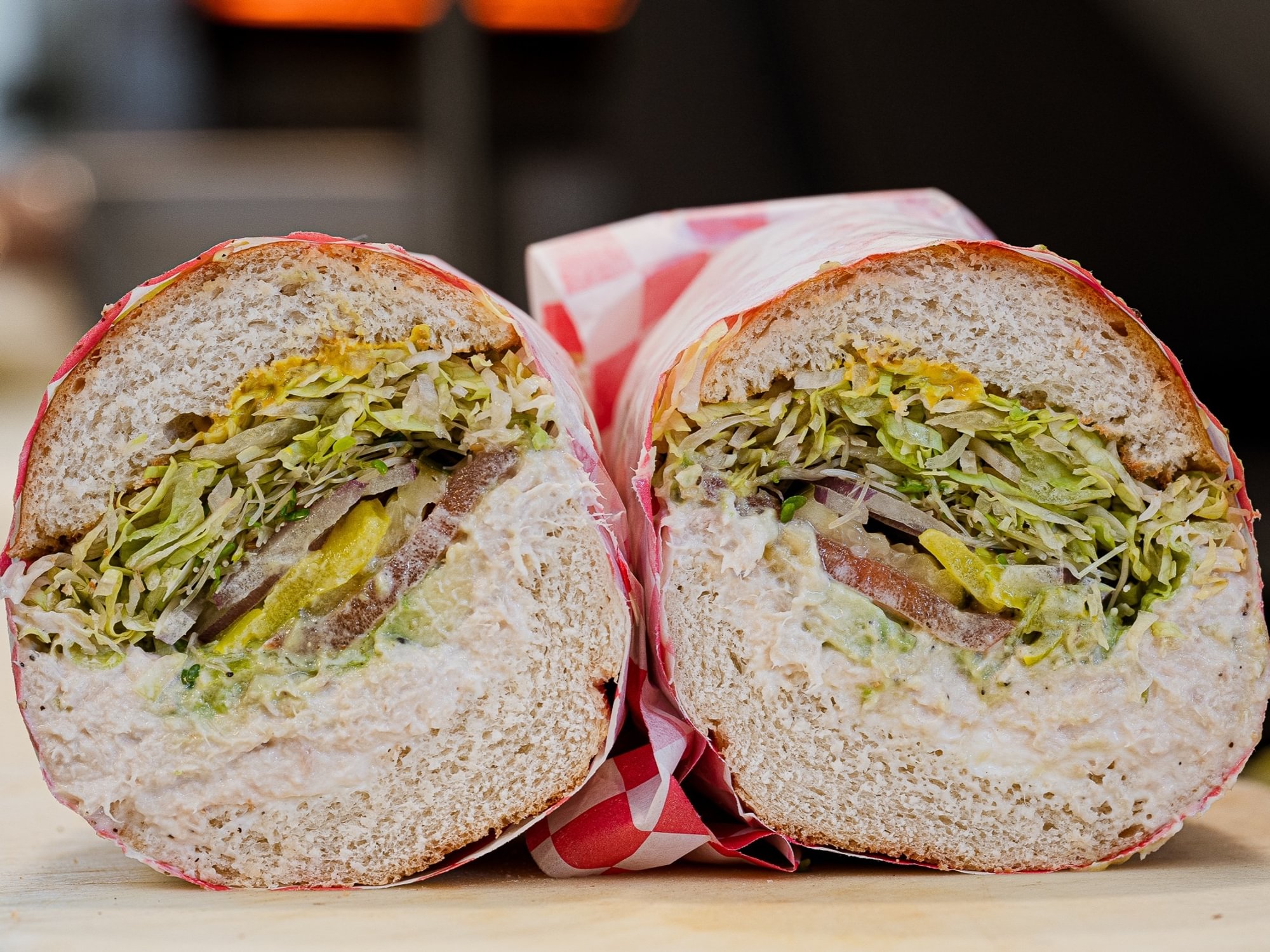 Tuna Avocado Sprouts & Cream Cheese