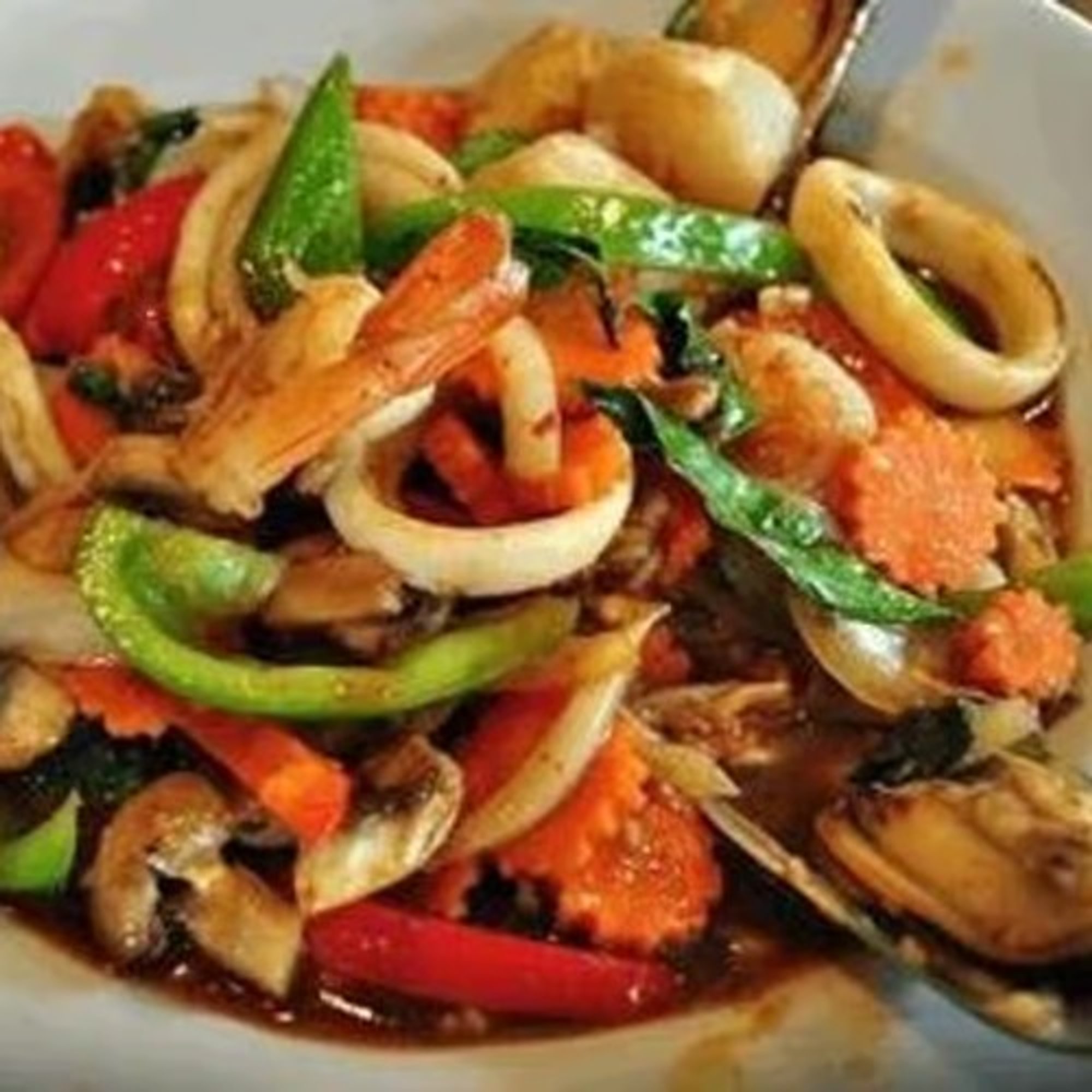SP-5. Flaming Seafood
