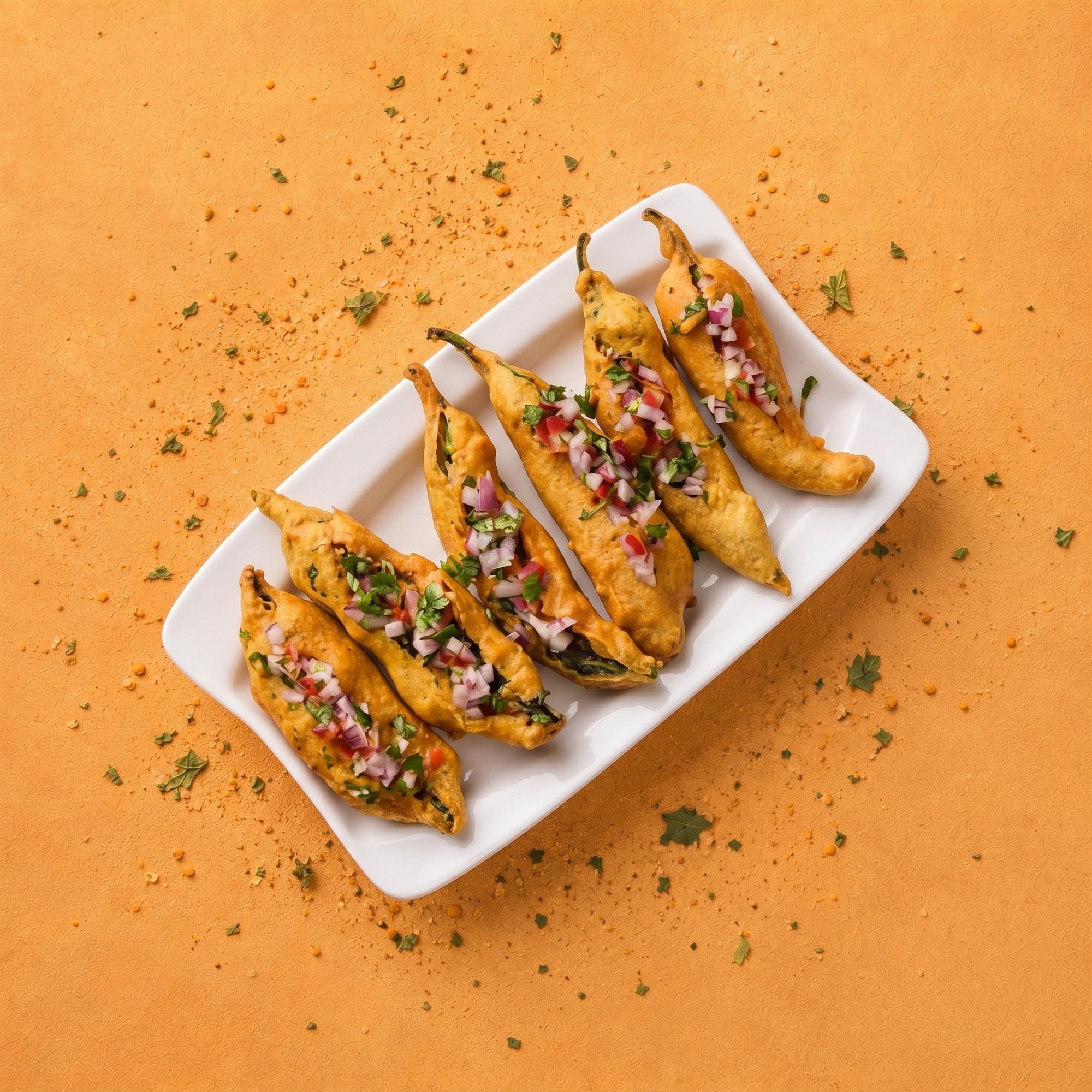 Stuffed Mirchi Bajji