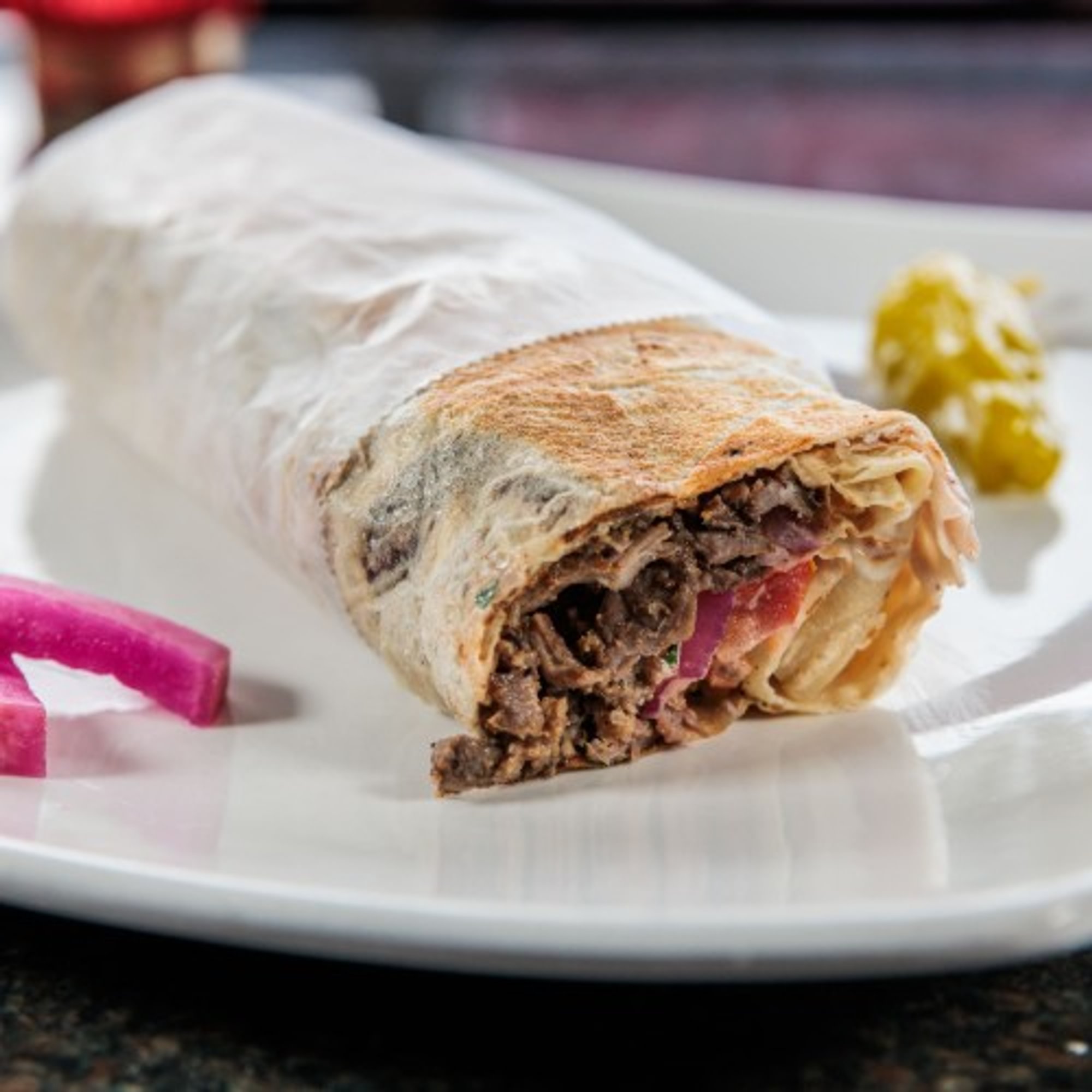 Meat Shawarma Pita Wrap