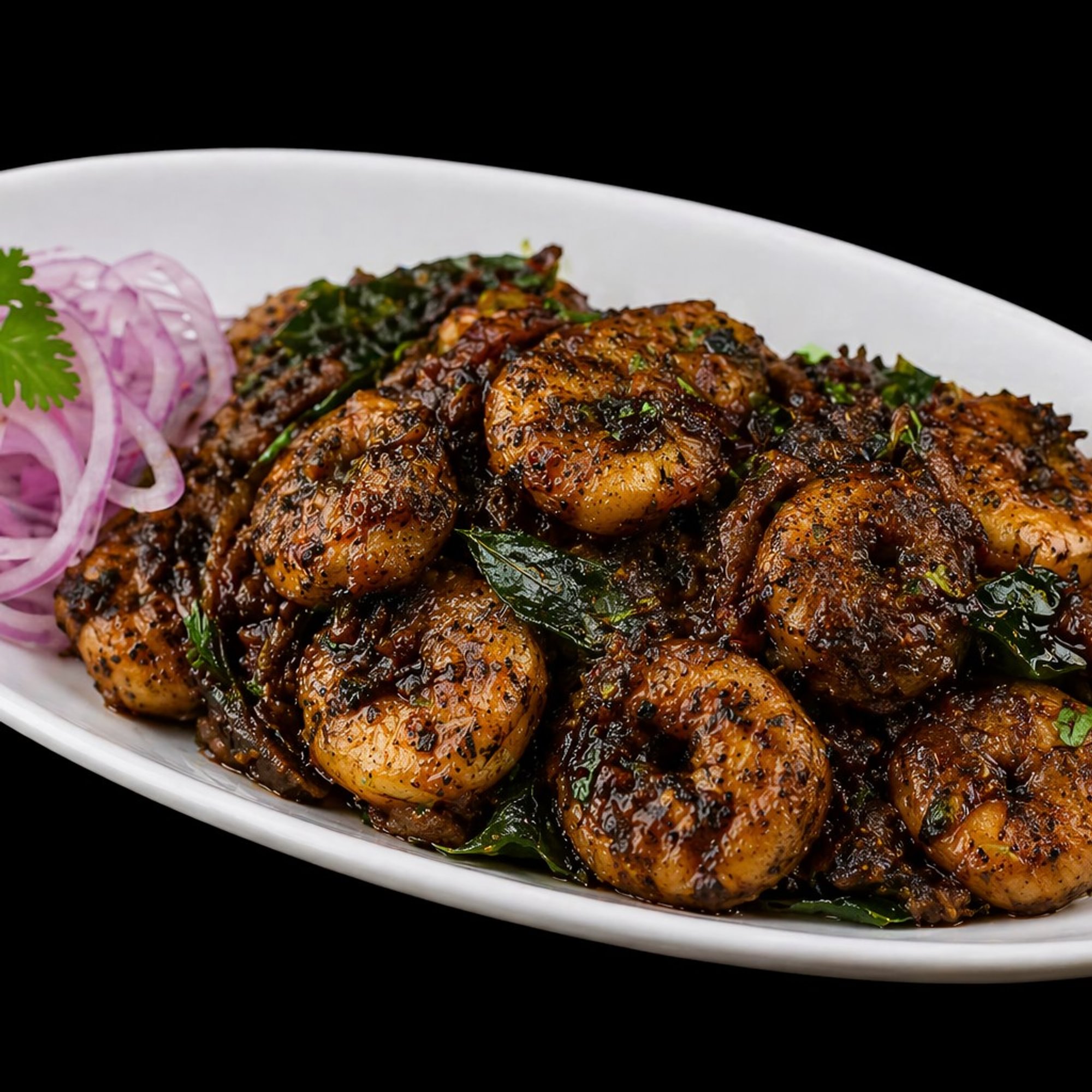 Shrimp Pepper Fry