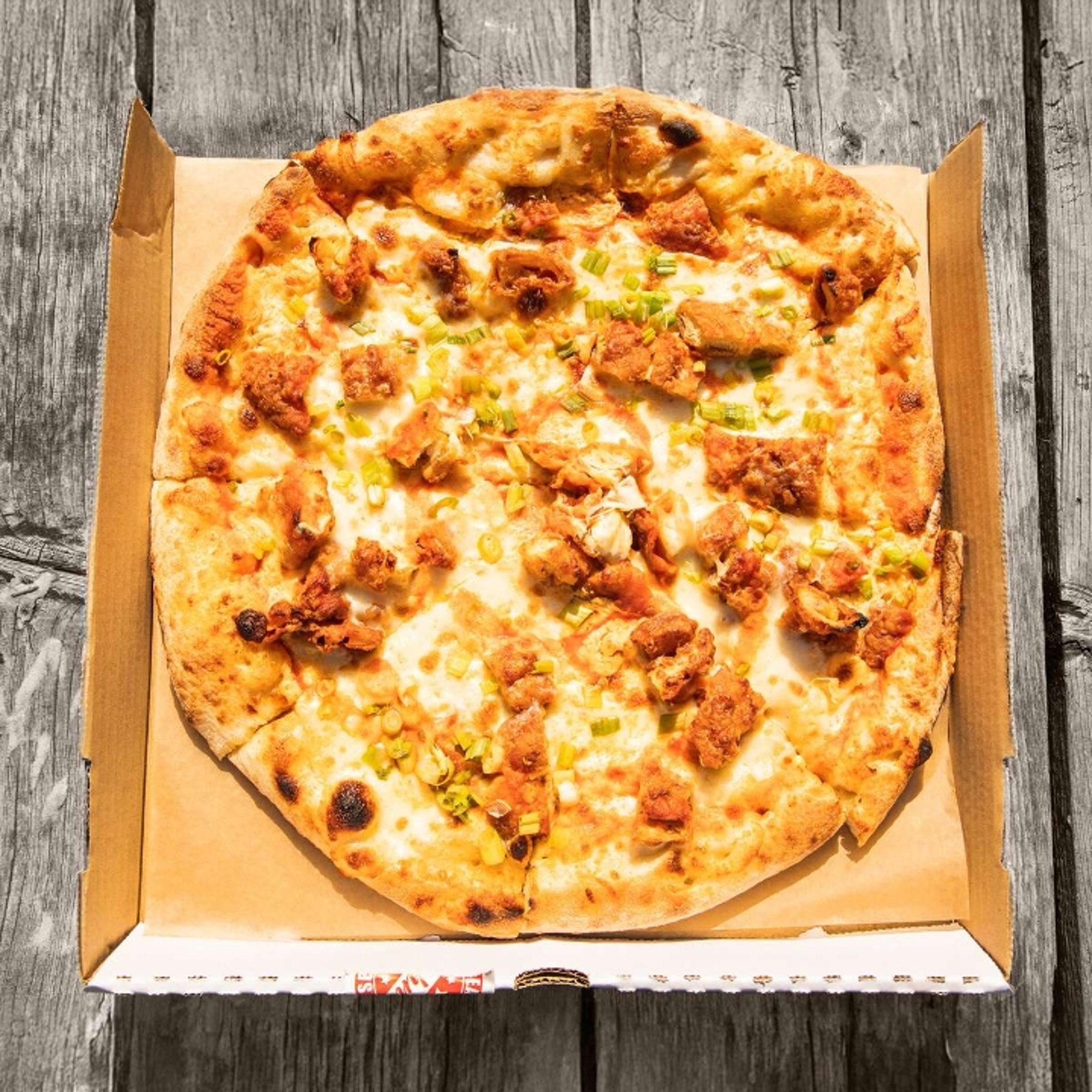 Chick n Waffle Pizza