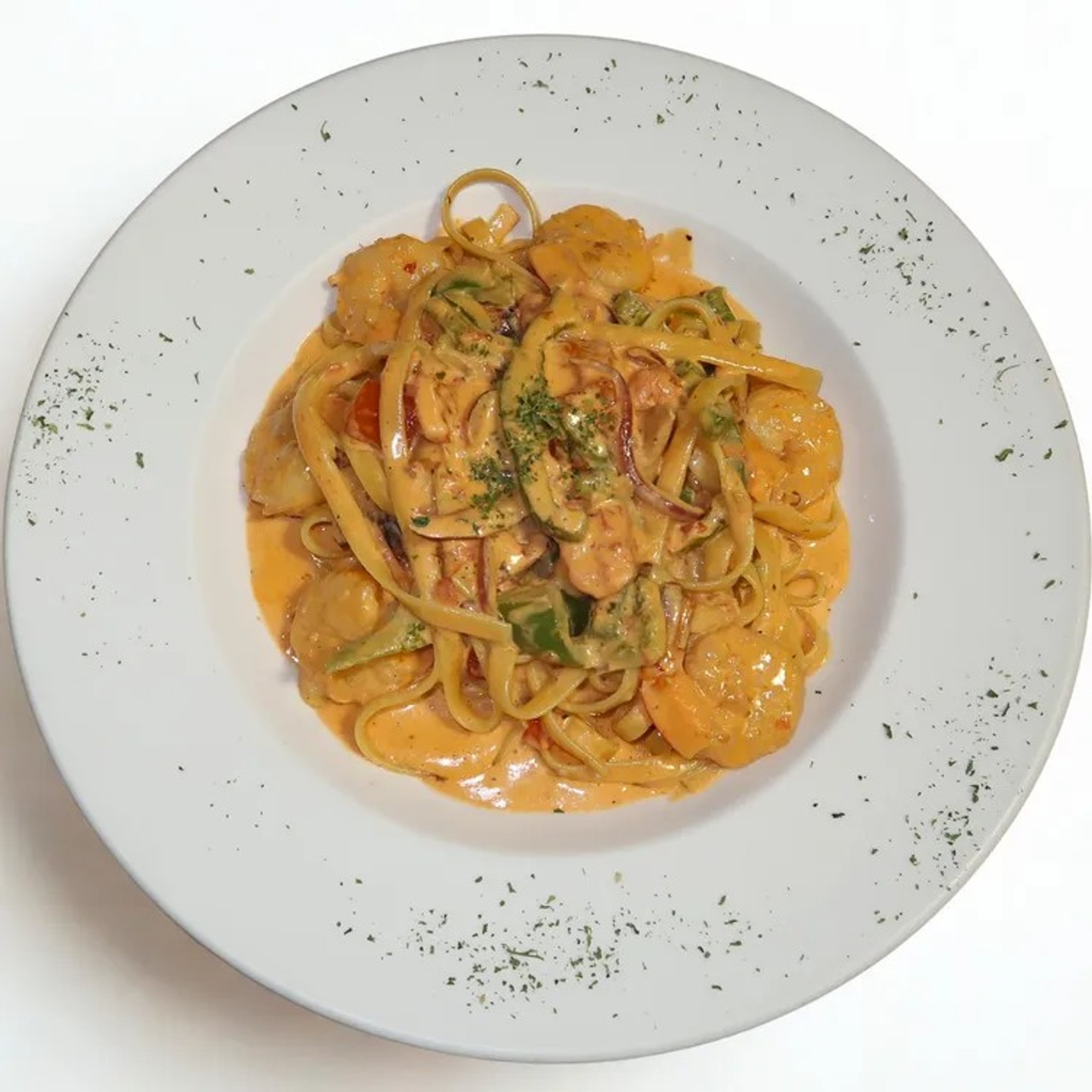 Catering Fettuccine Prawns