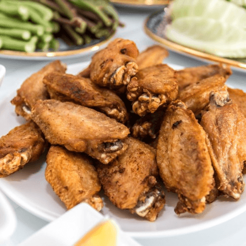 7. Chicken Wings - 6 pieces 