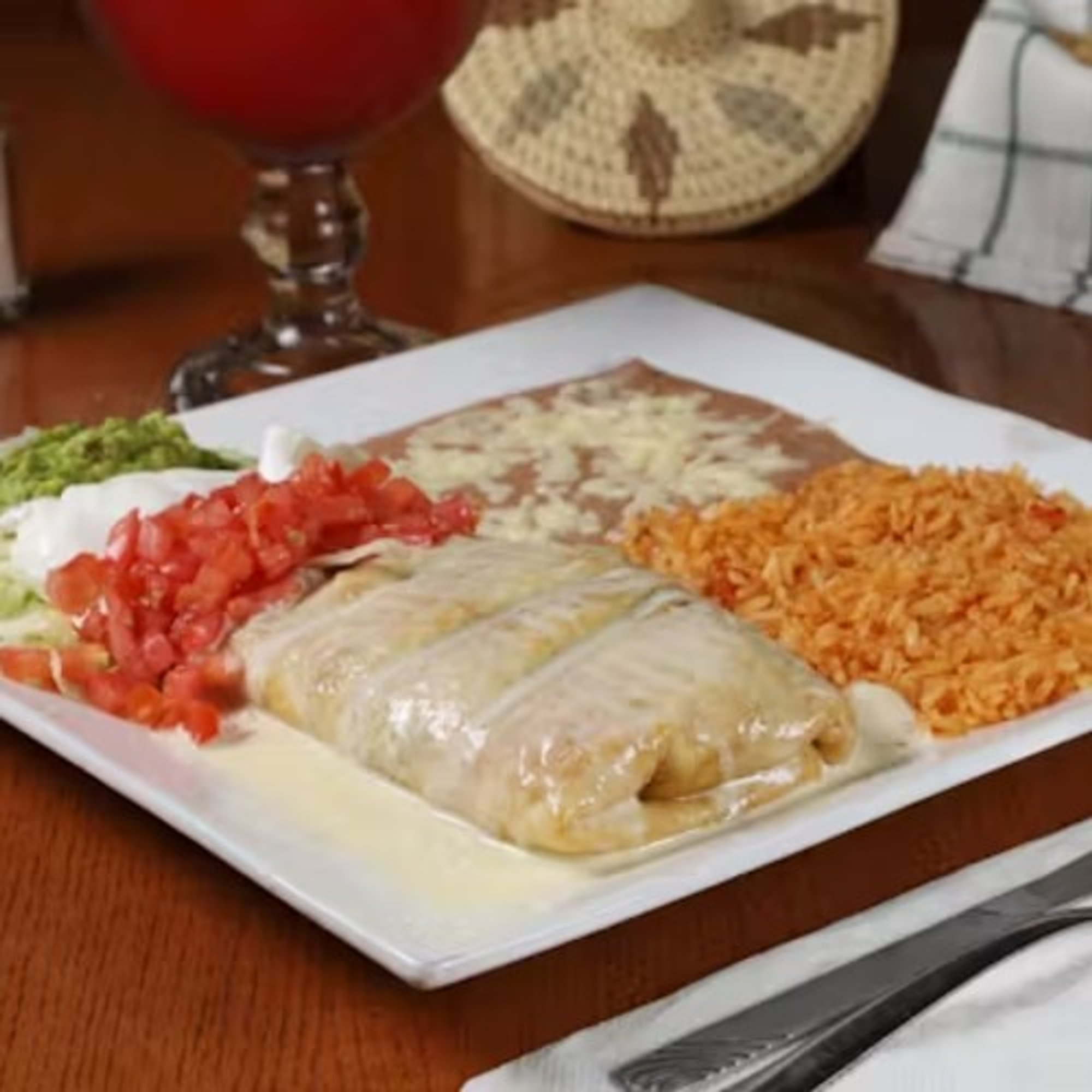 Shrimp Chimichanga