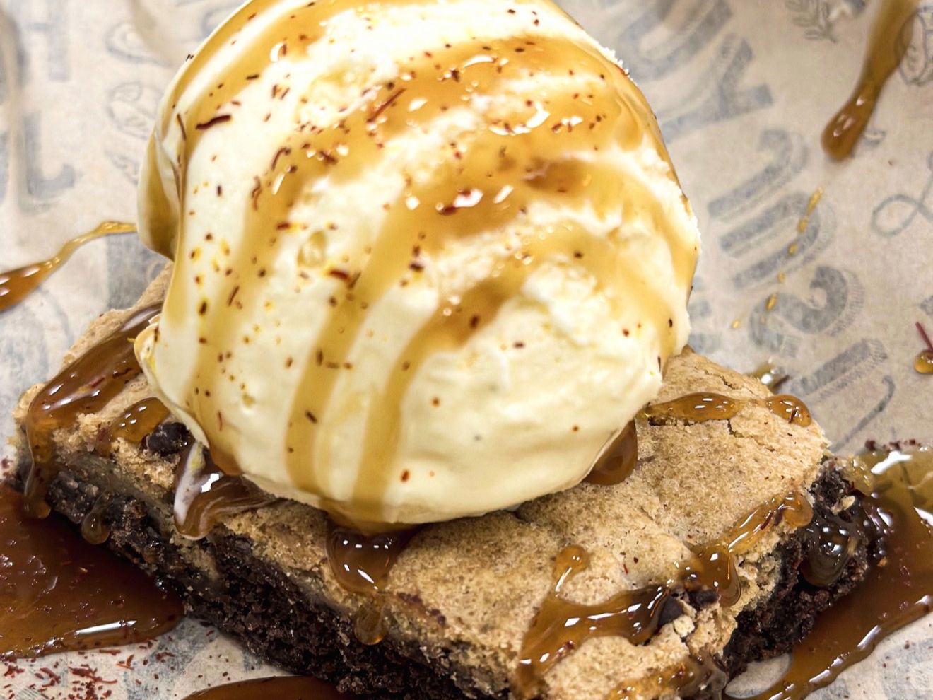 Brownie with Ice Cream