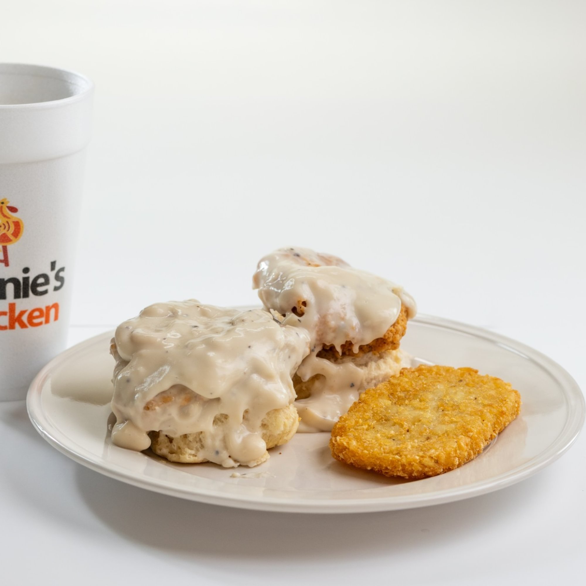 # 5 Open Face Chicken and Biscuit Combo