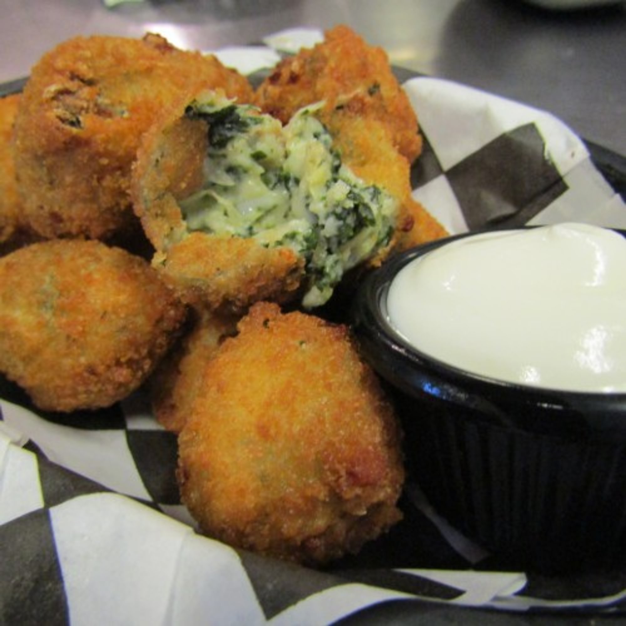 Spinach Artichoke Bites