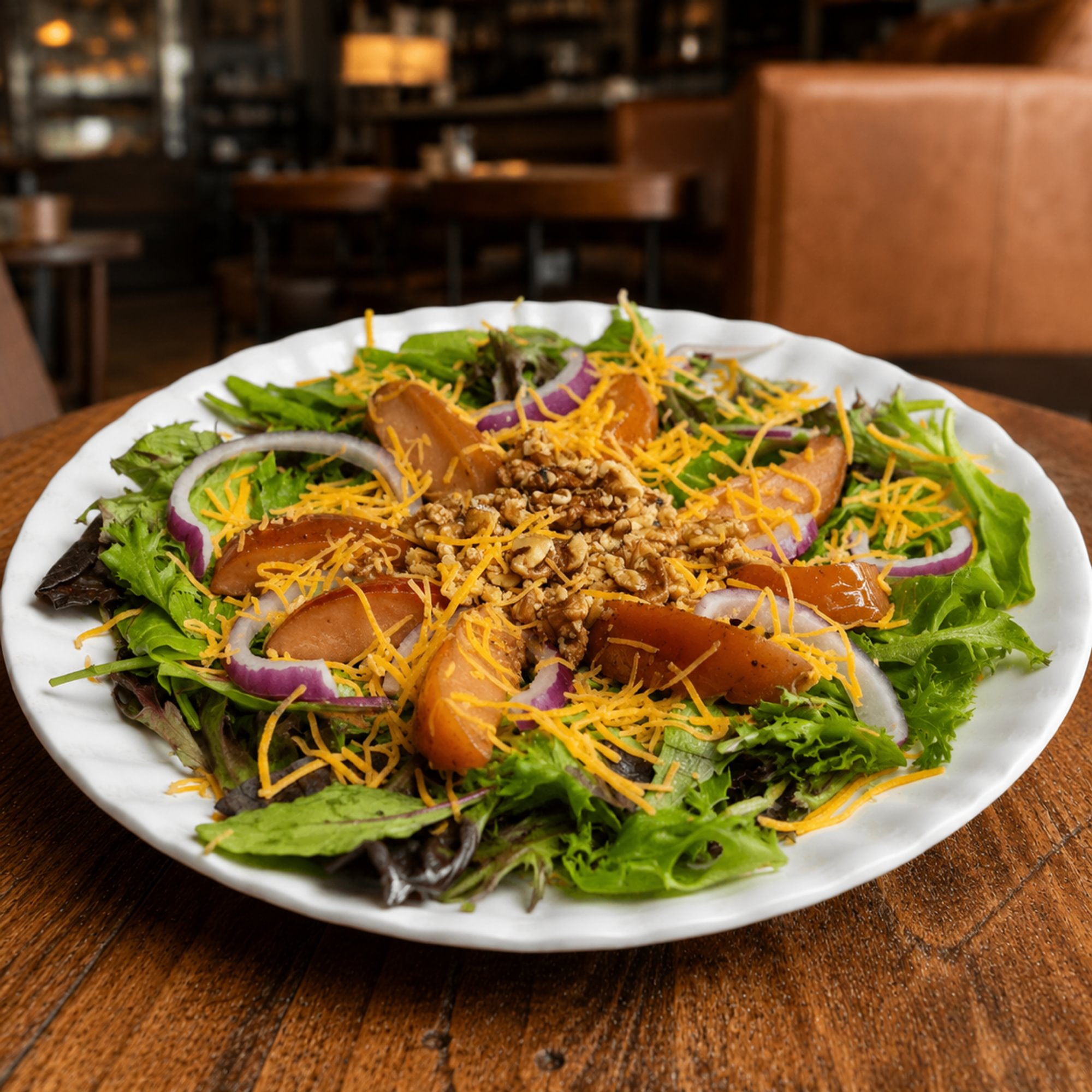 Baked Apple Walnut Salad