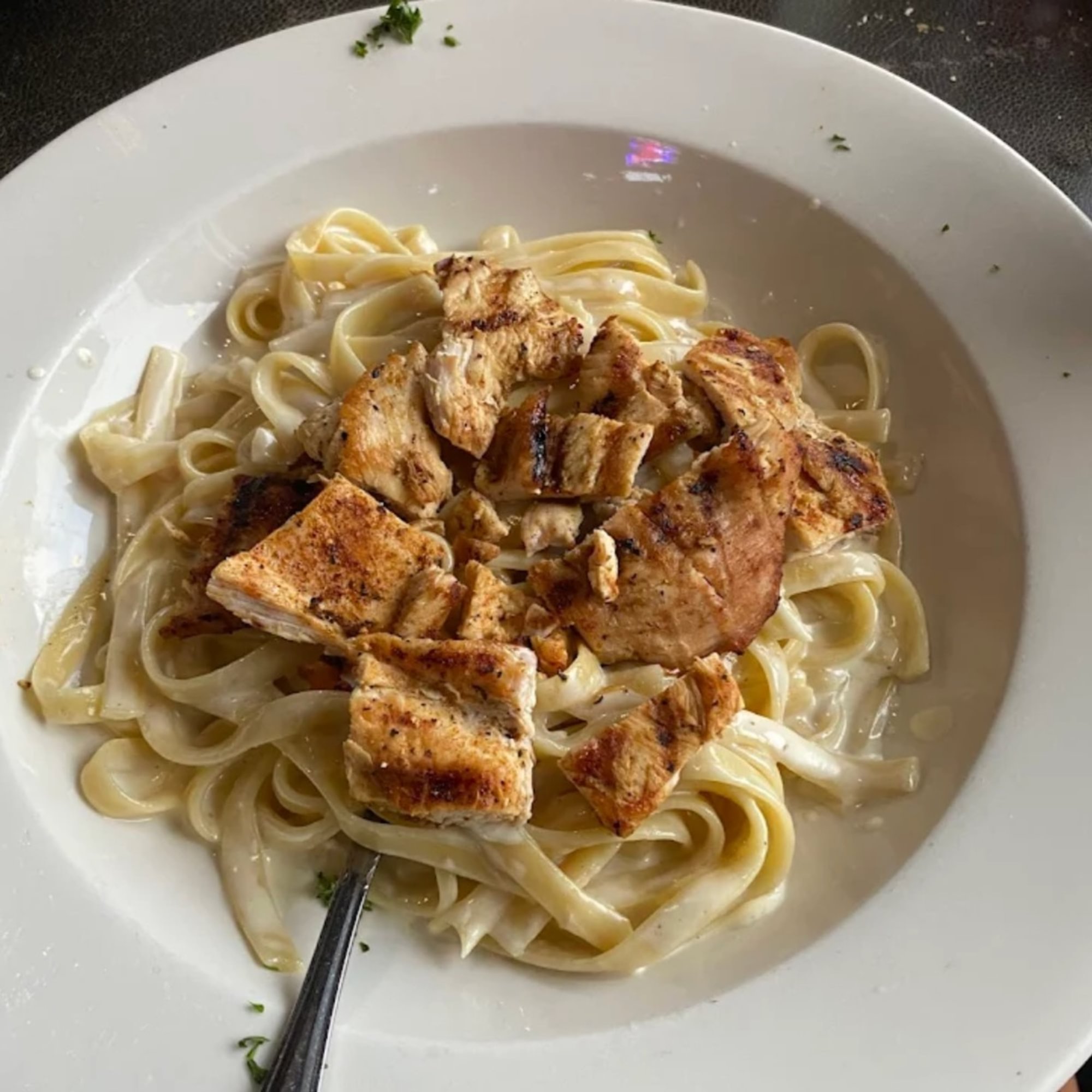 Fettuccine Alfredo Lunch Special