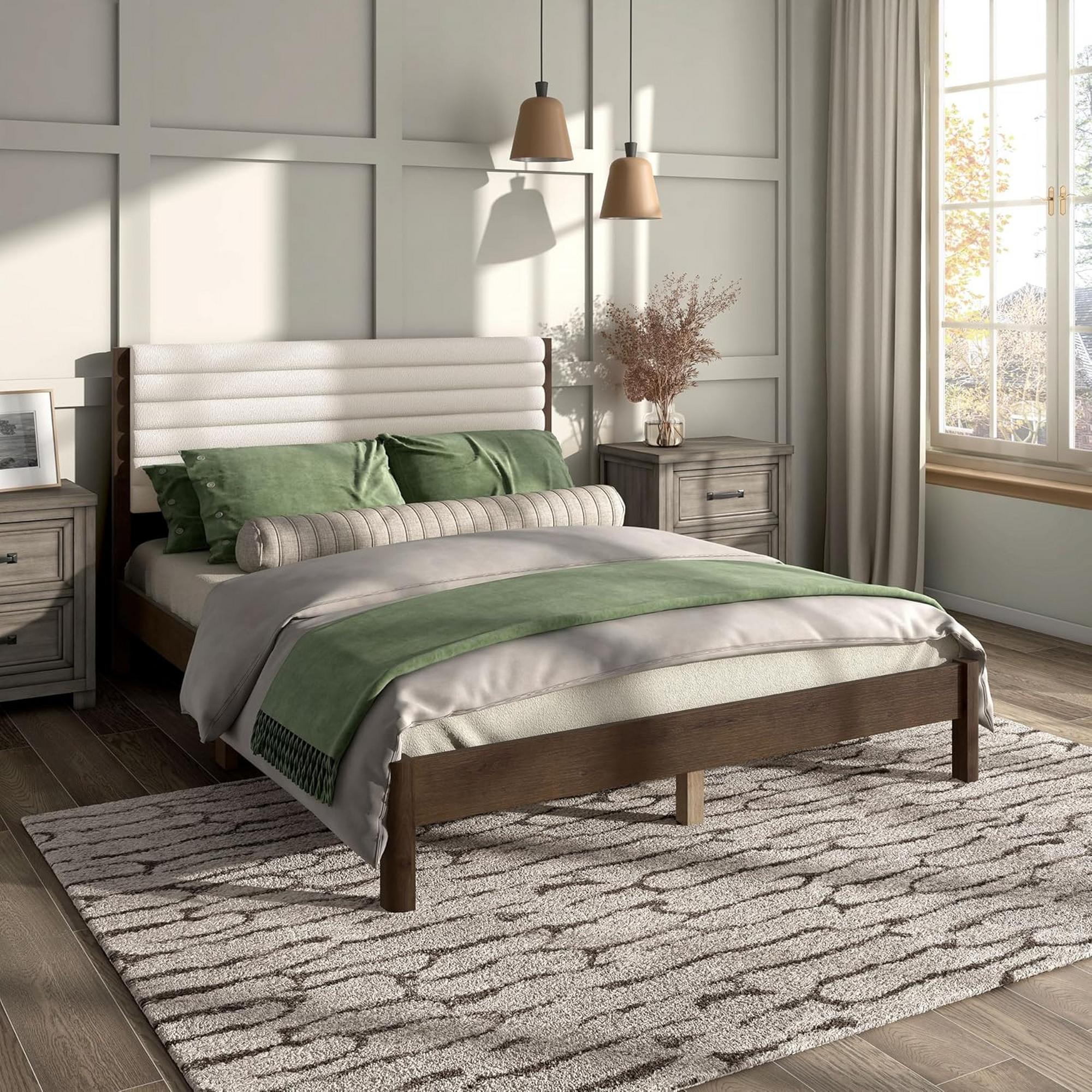 Queen Solara Bed - Brown
