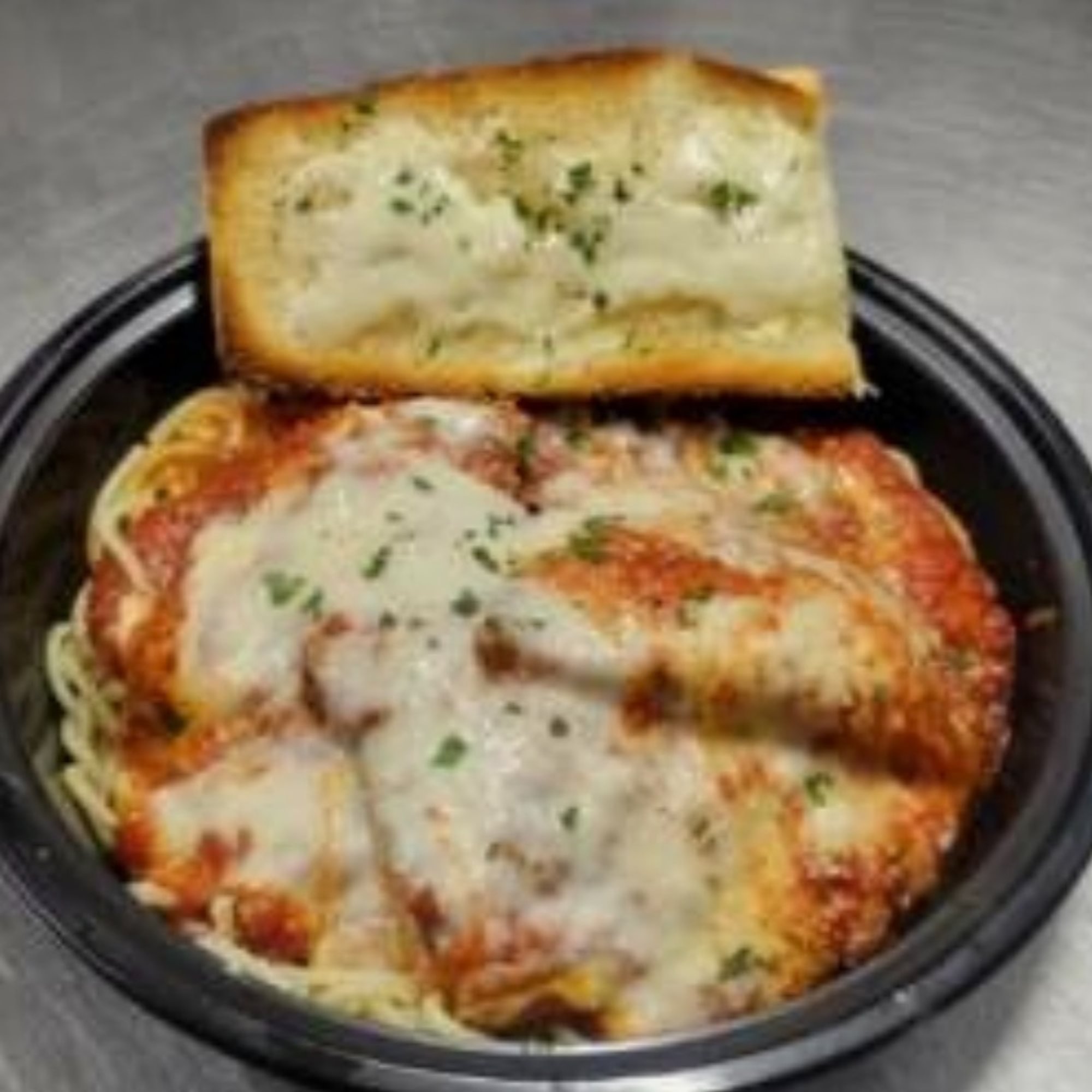 Chicken Parm with Spaghetti