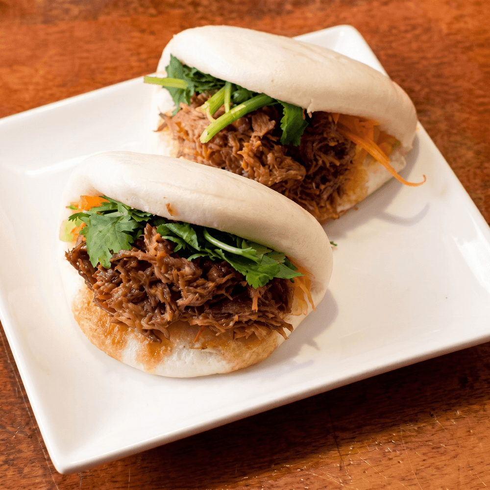 A8. Pulled Pork Buns