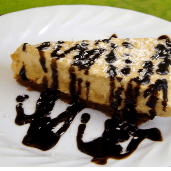 Chocolate Peanut Butter Pie Slice Gluten Free