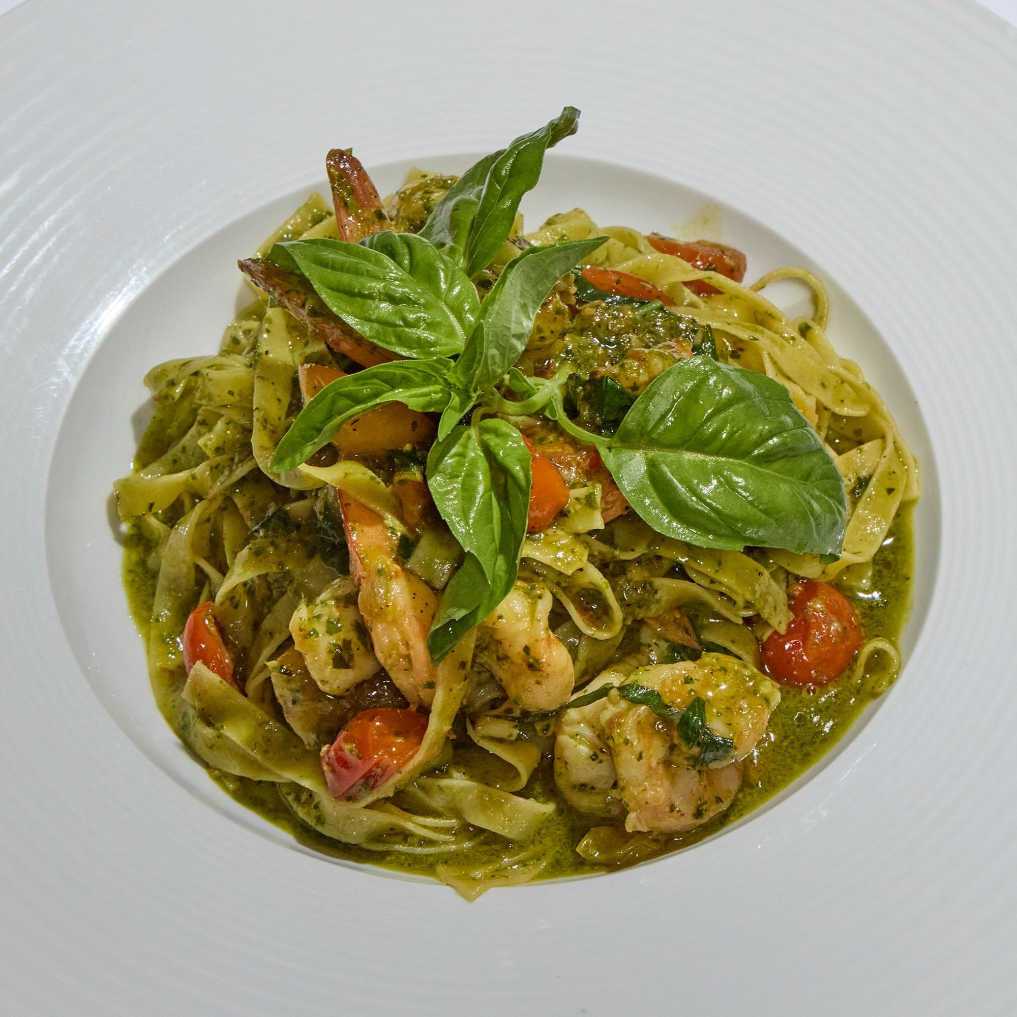 Fettuccini Pesto di Mare
