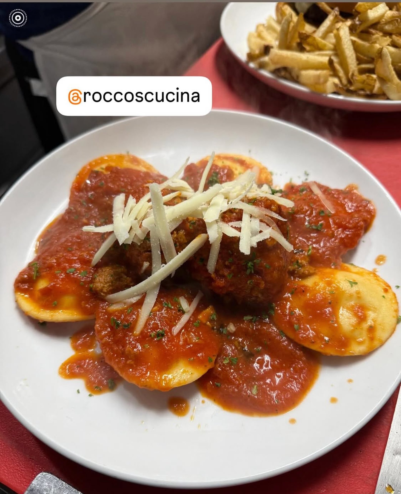 Ravioli with Meatballs