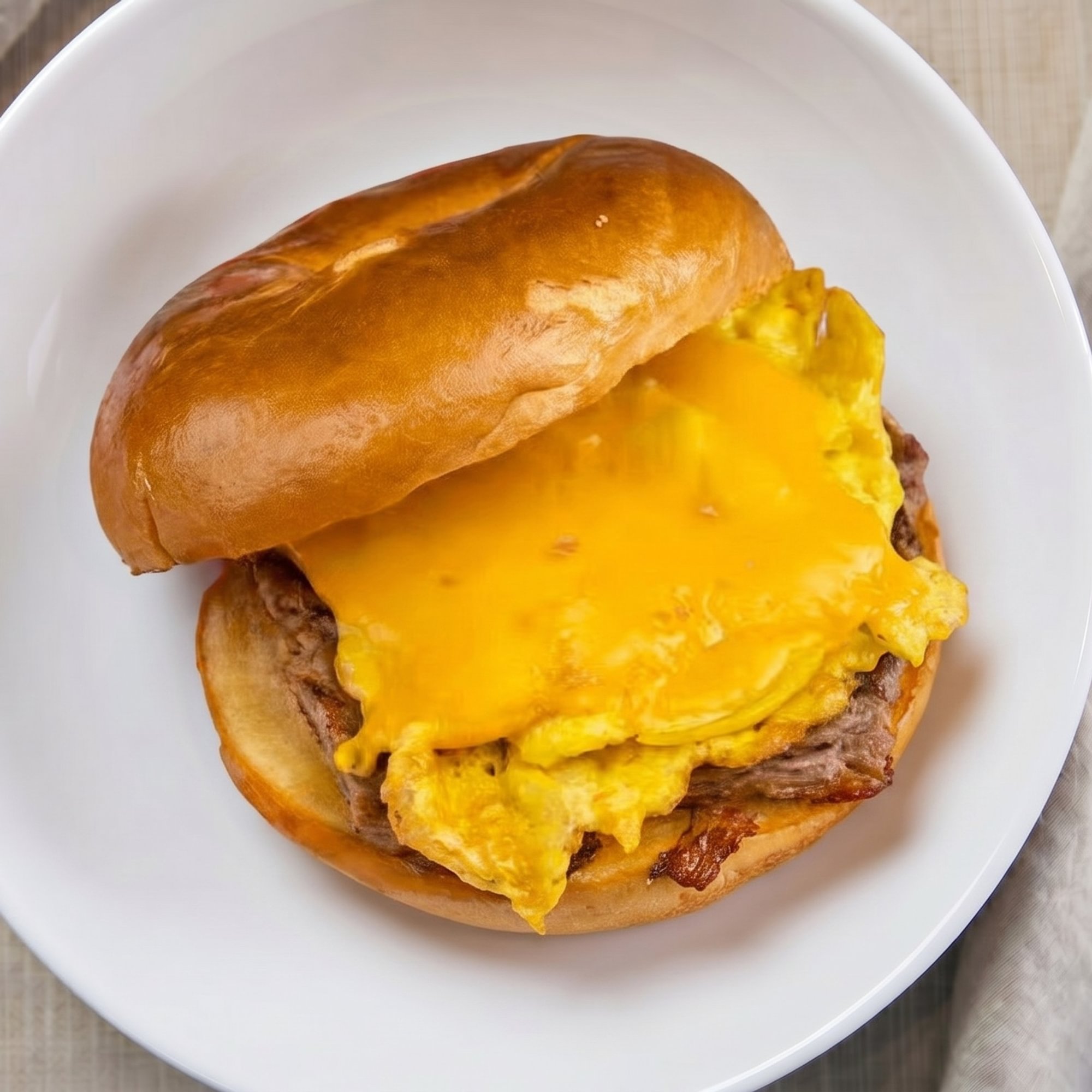 Steak, Egg & Cheese Bagel