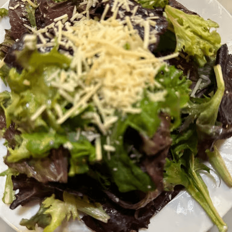 Field greens salad dinner
