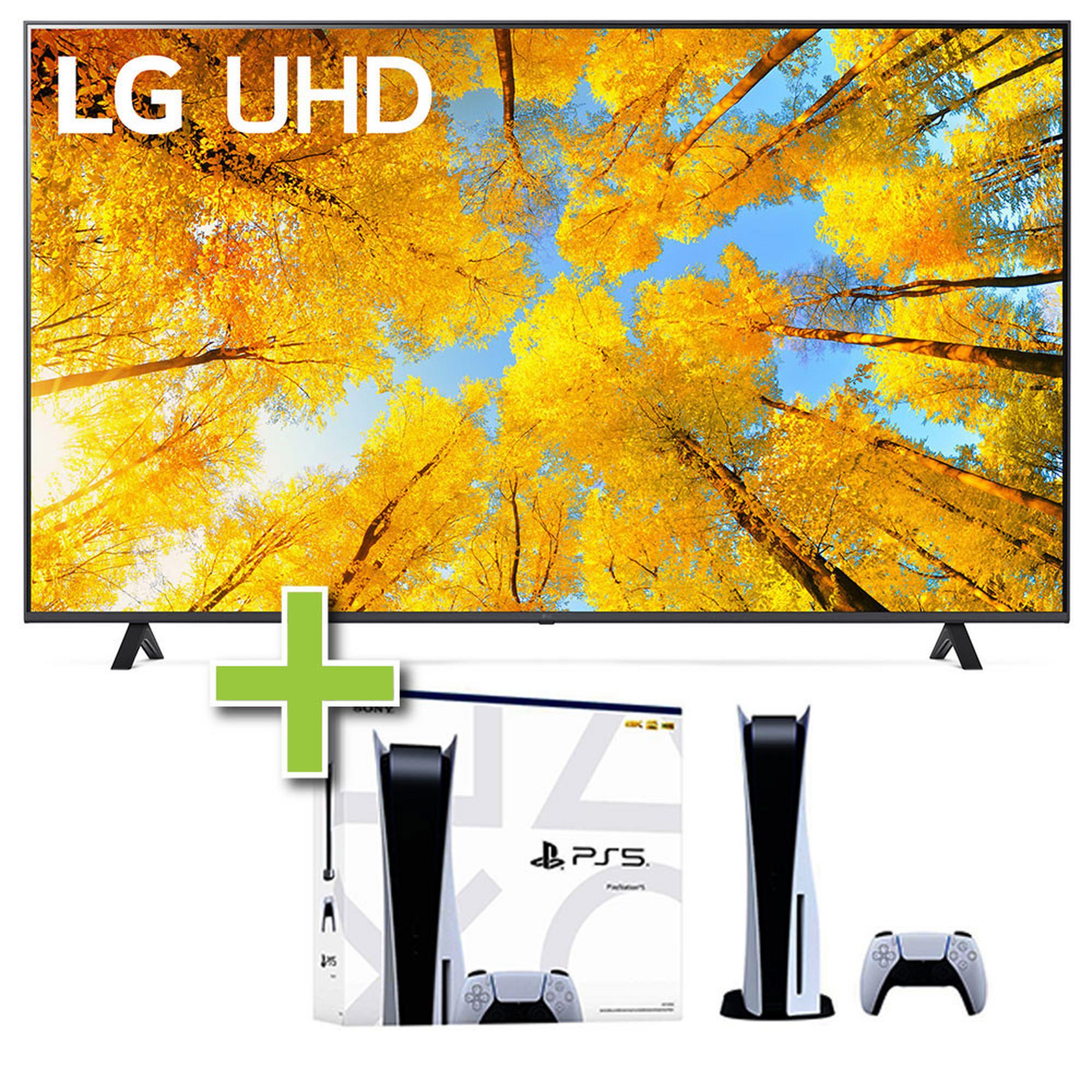 65" LG AI ThinQ 4K Ultra HD Smart TV & PlayStation 5 Disc Console 825GB