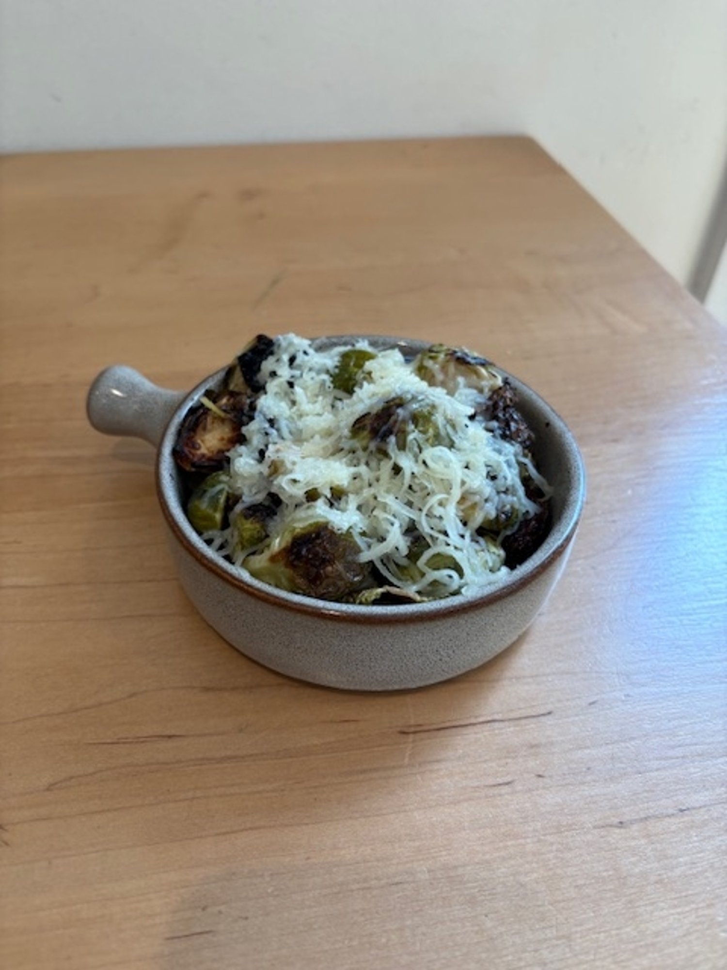 Crock of Brussels w/ Gruyere