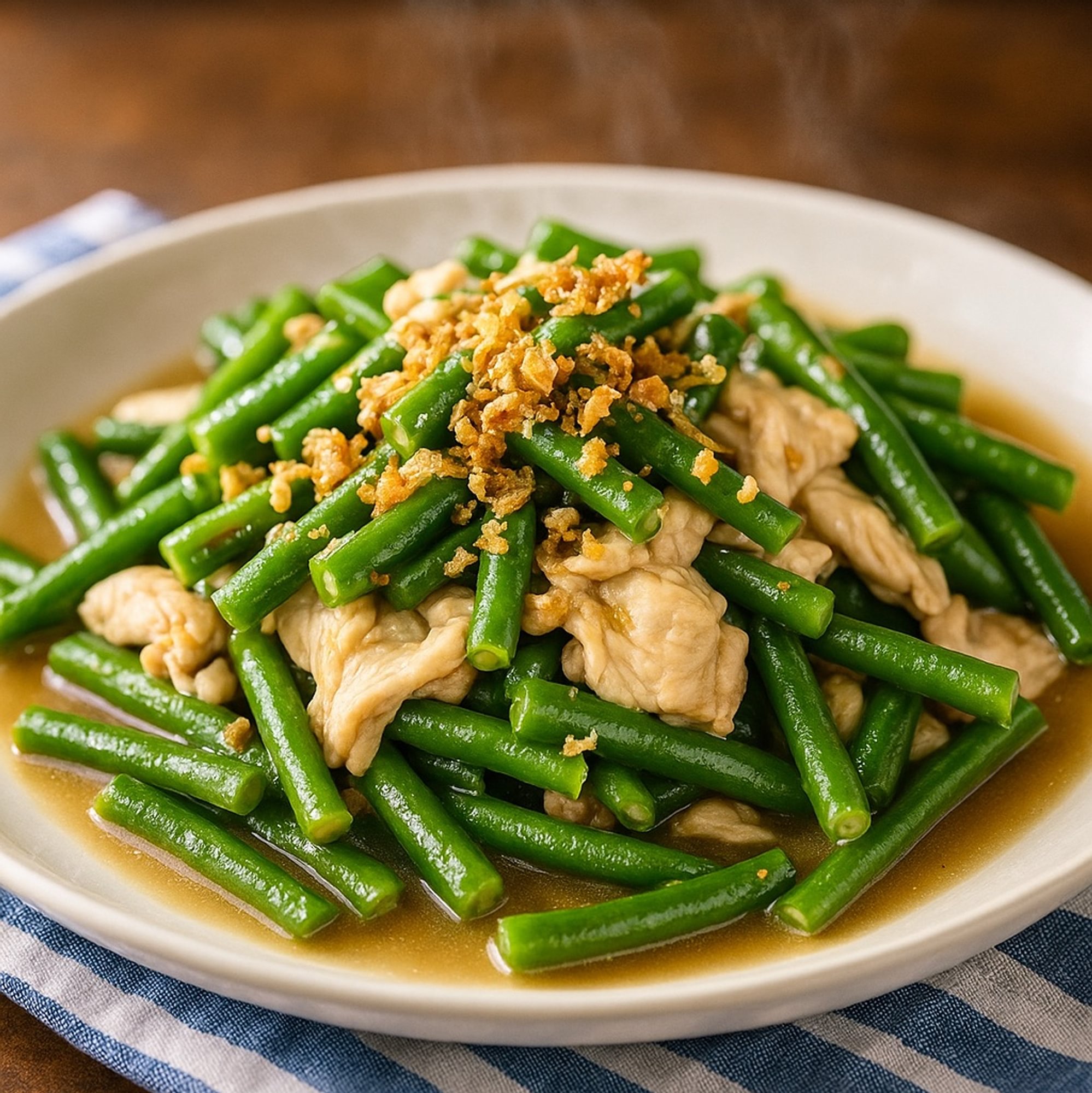 Sc - garlic green bean