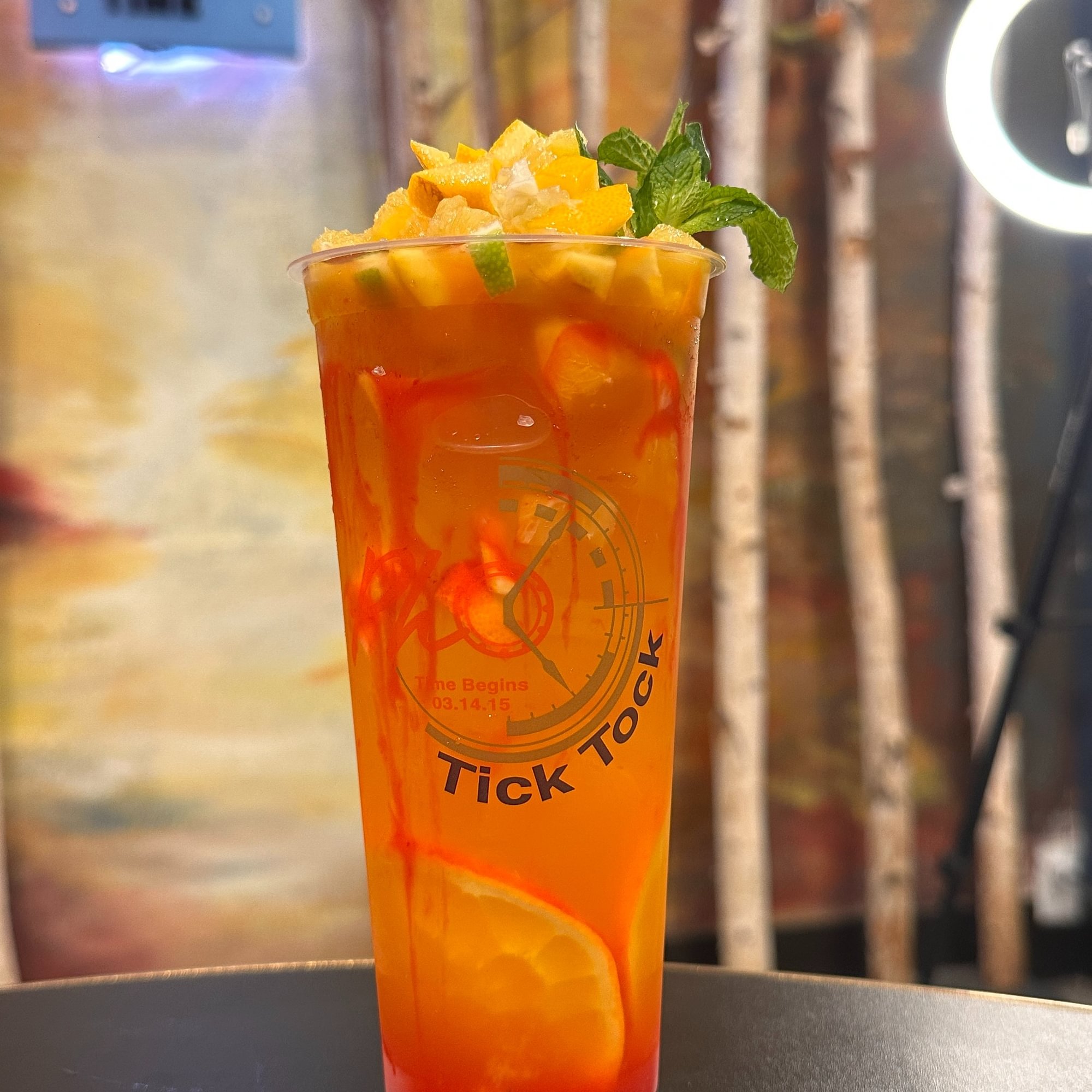 Strawberry-Lychee Fruit Tea