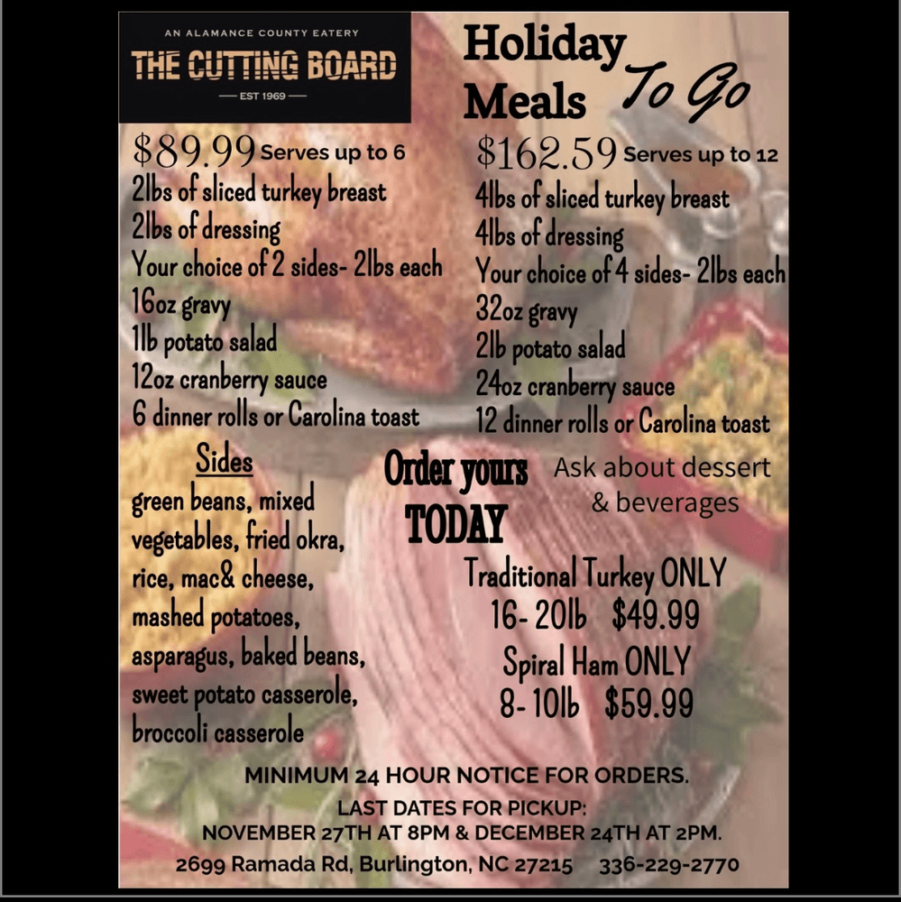 Holiday Meals