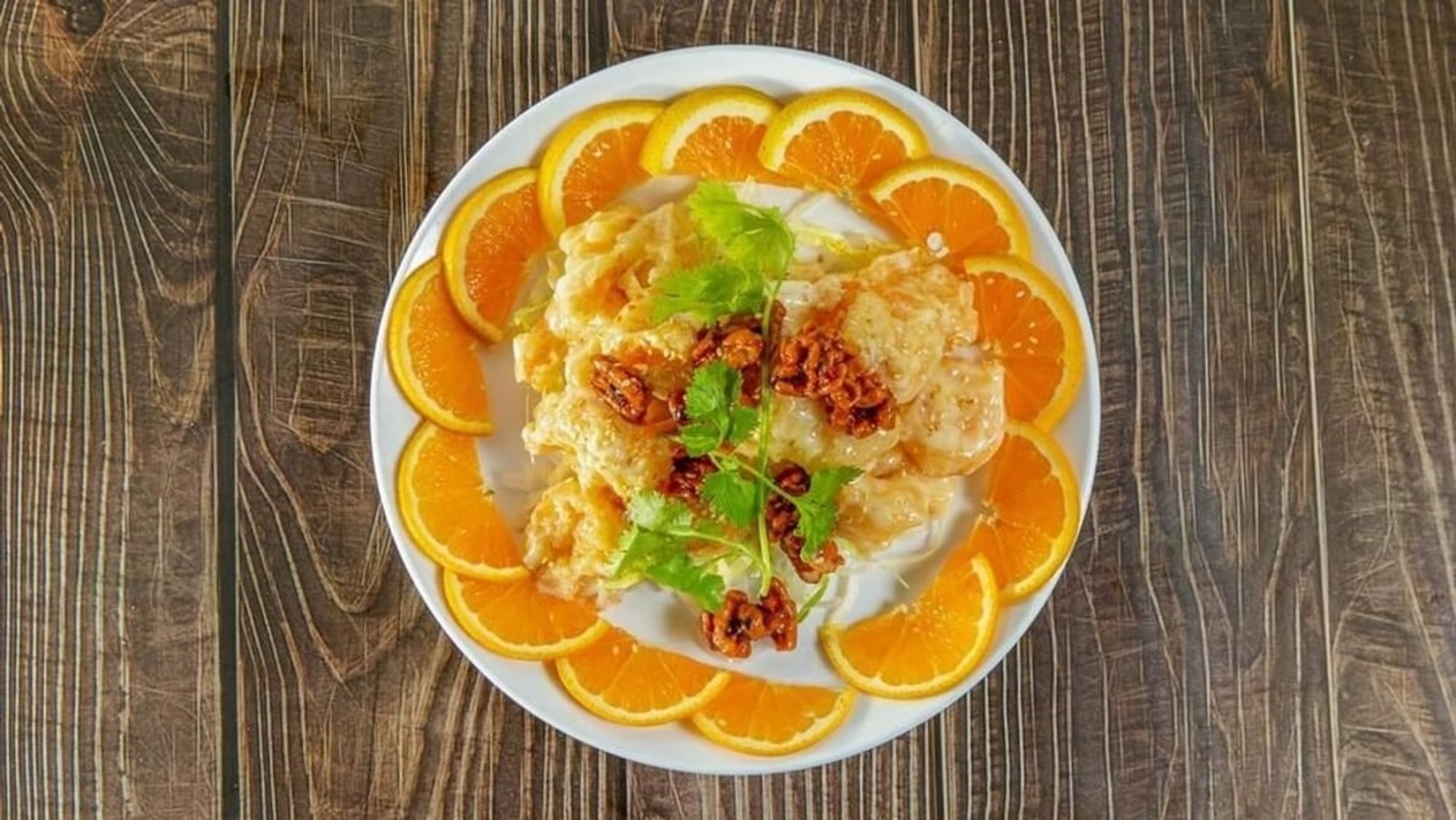 30. Honey Walnut Shrimp / 西汁合桃蝦