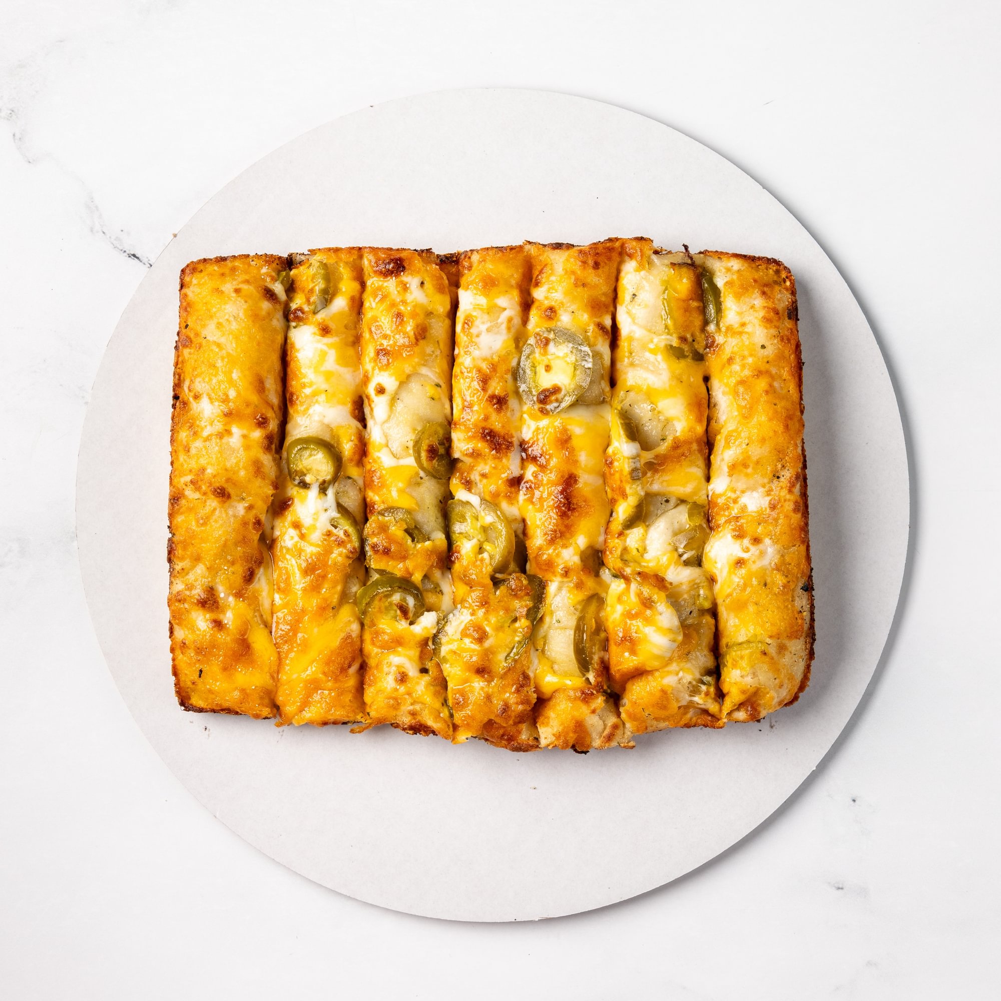 Cheesy Jalapeno Breadsticks