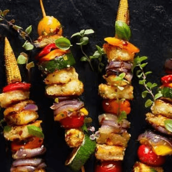 Grilled Vegetable Kabob