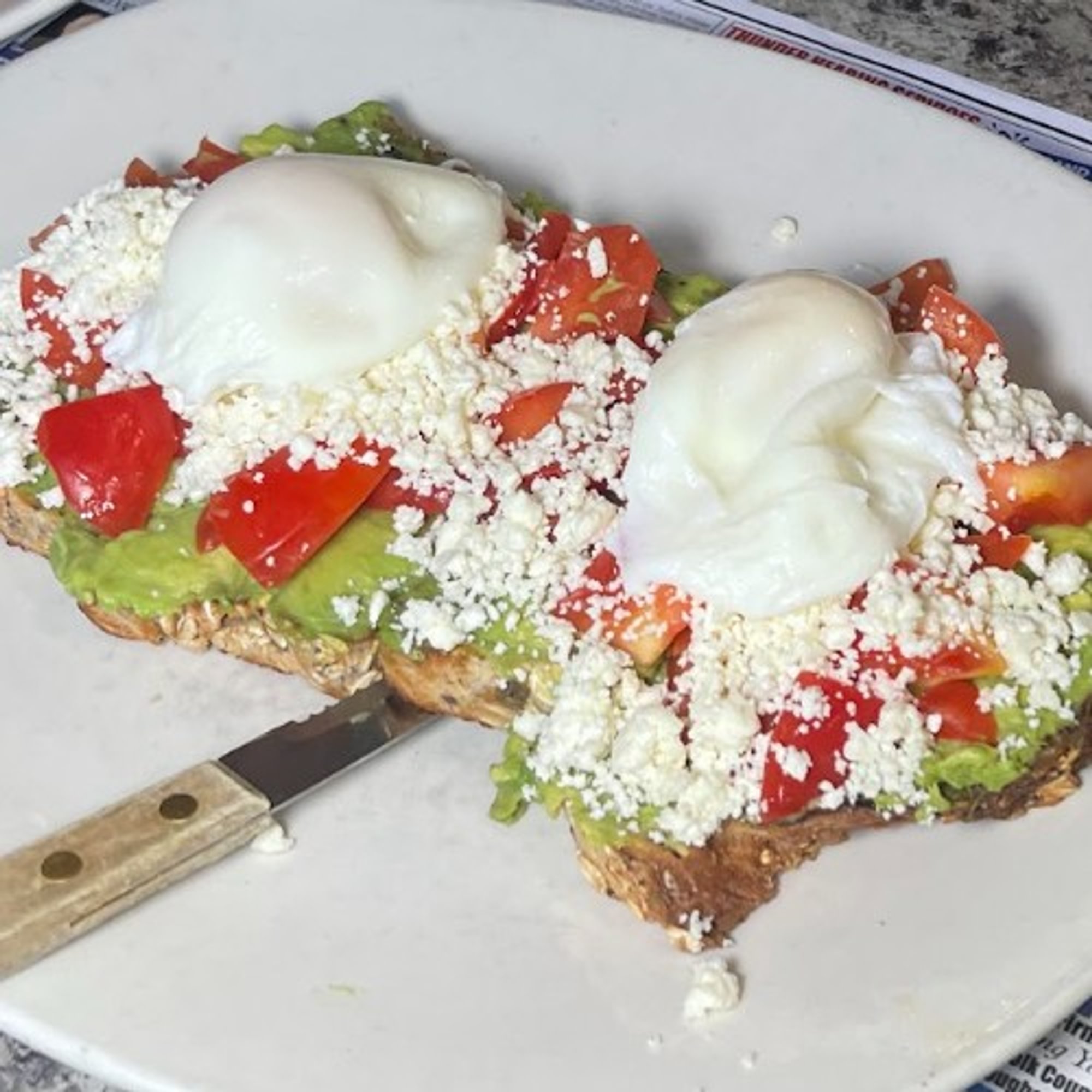 Mediterranean Avocado Toast