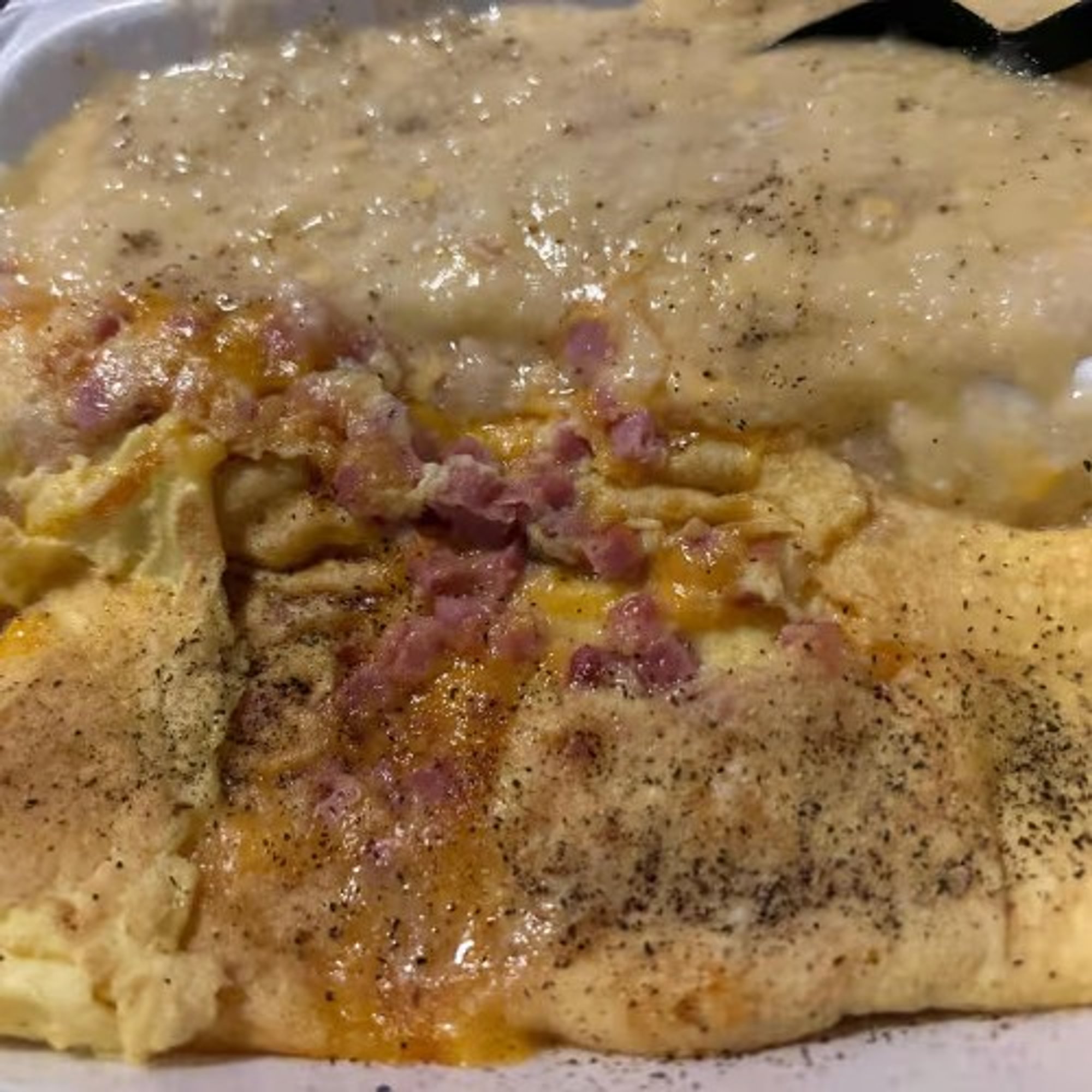 Meat and Cheese Omelet