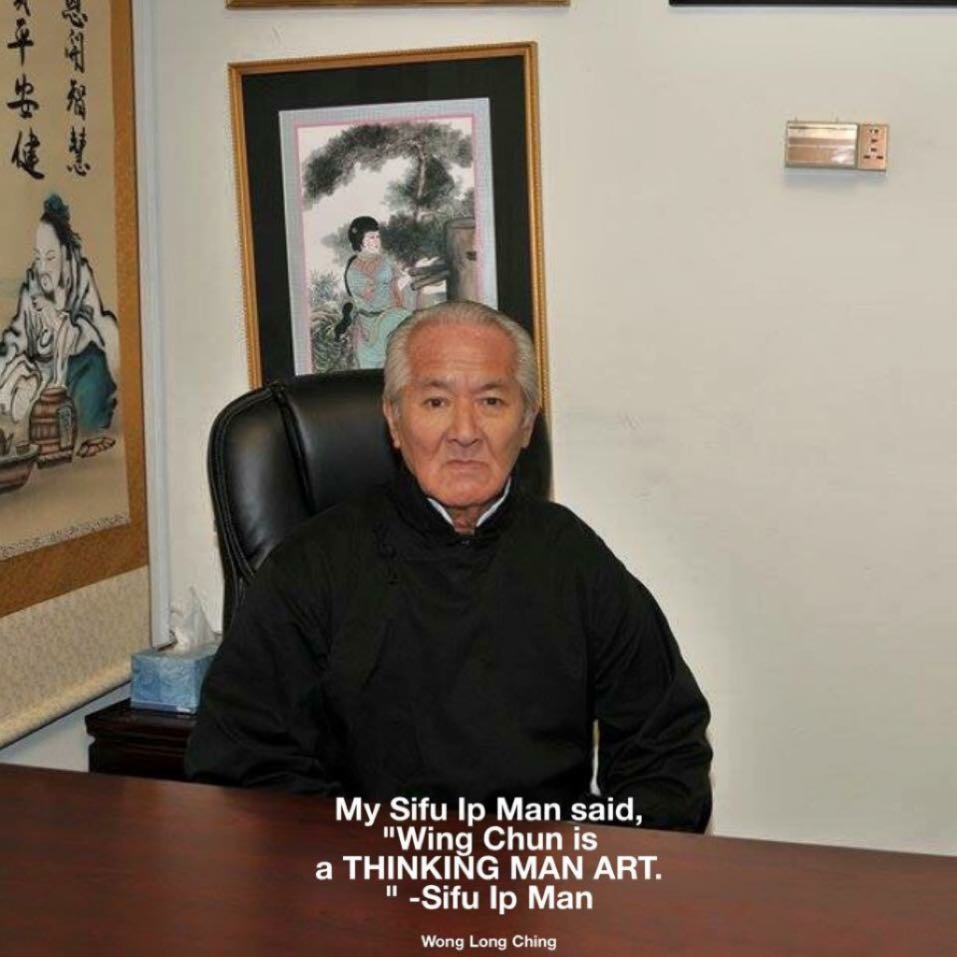 Grand Master Wong Long at Wing Chun Temple HQ office