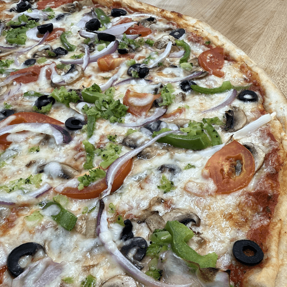 Veggie lovers pizza