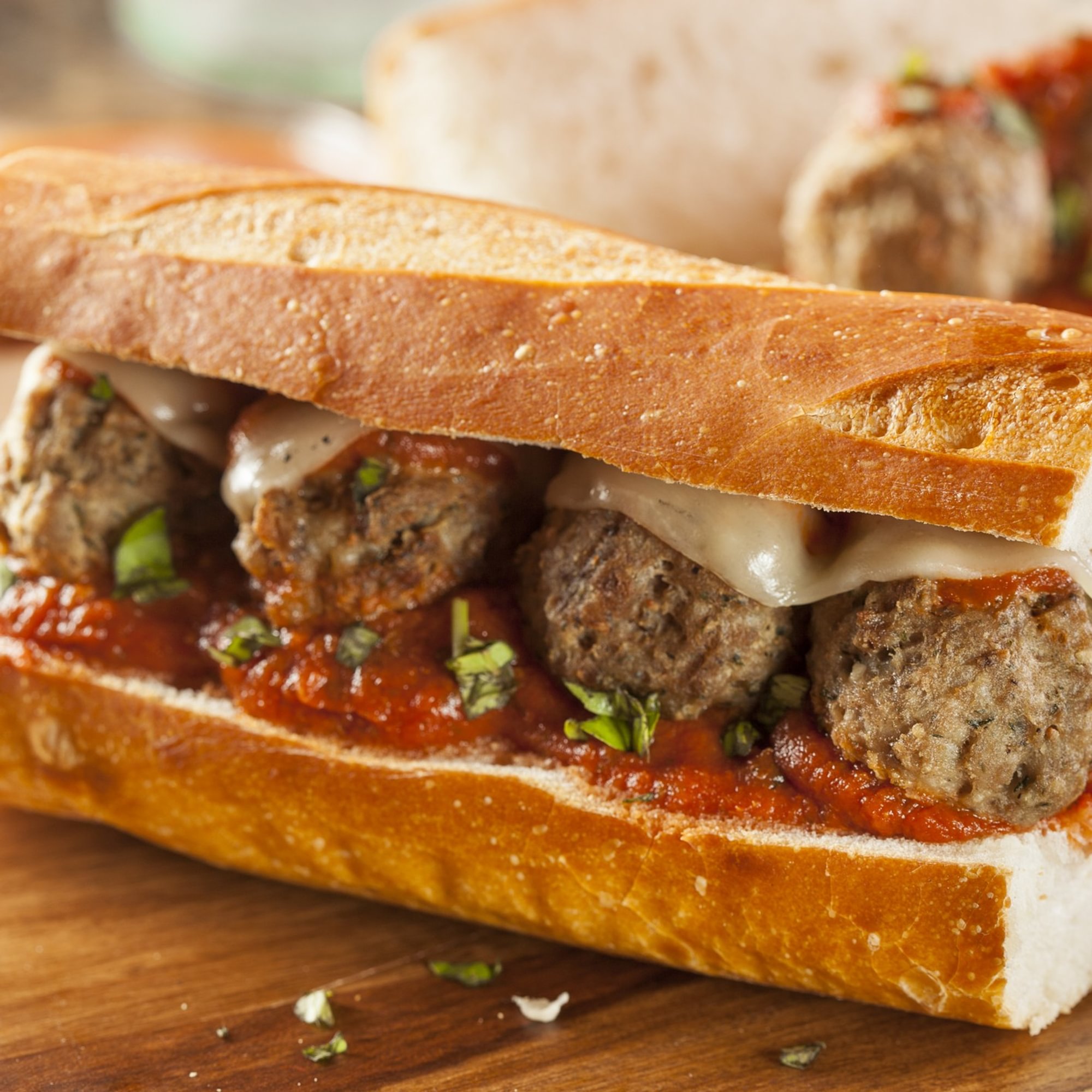 Meatball & Cheese Sandwich