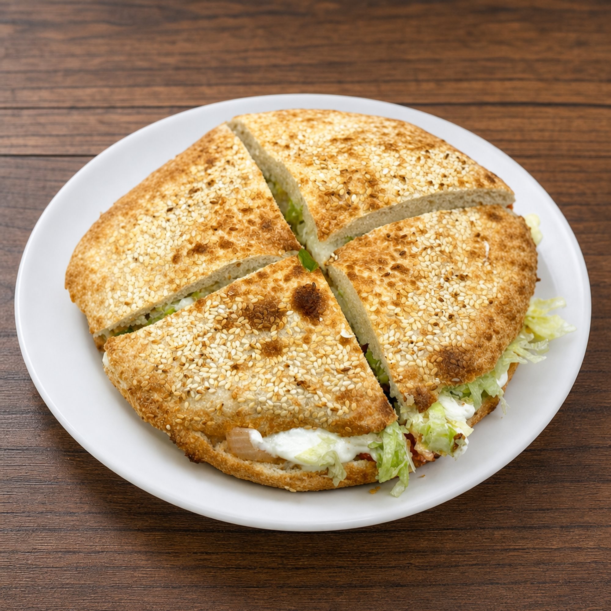 Gyro Beef Homemade Sandwich