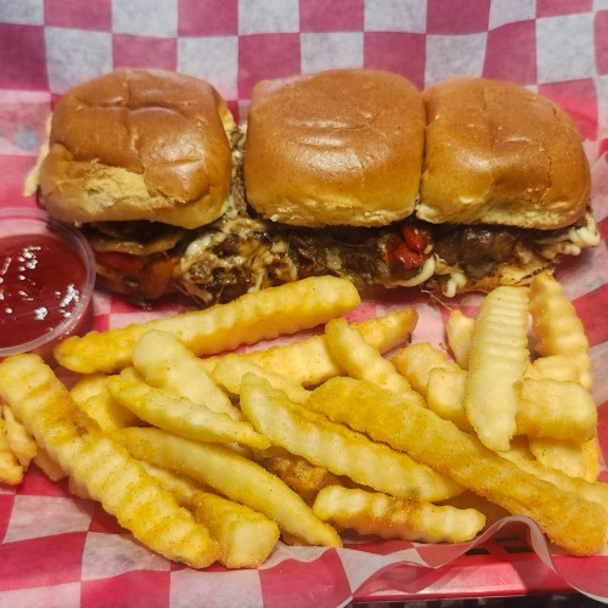 Philly Cheesesteak Sliders